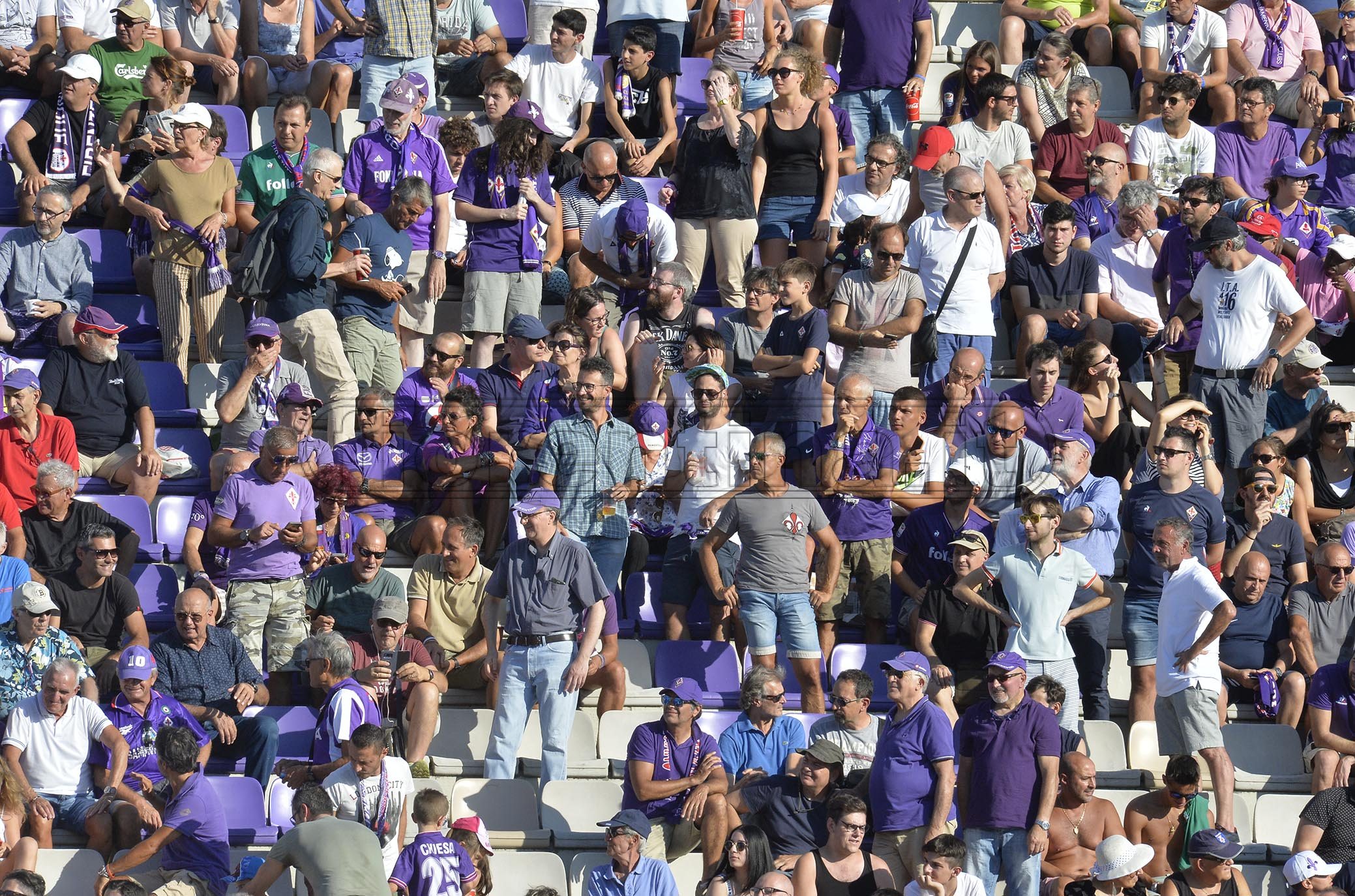 FIORENTINA - MONZA COPPA ITALIA 18-08-2019. TIFOSI DELLA FIORENTINA. GALASSI SILVANO/SILPRESS