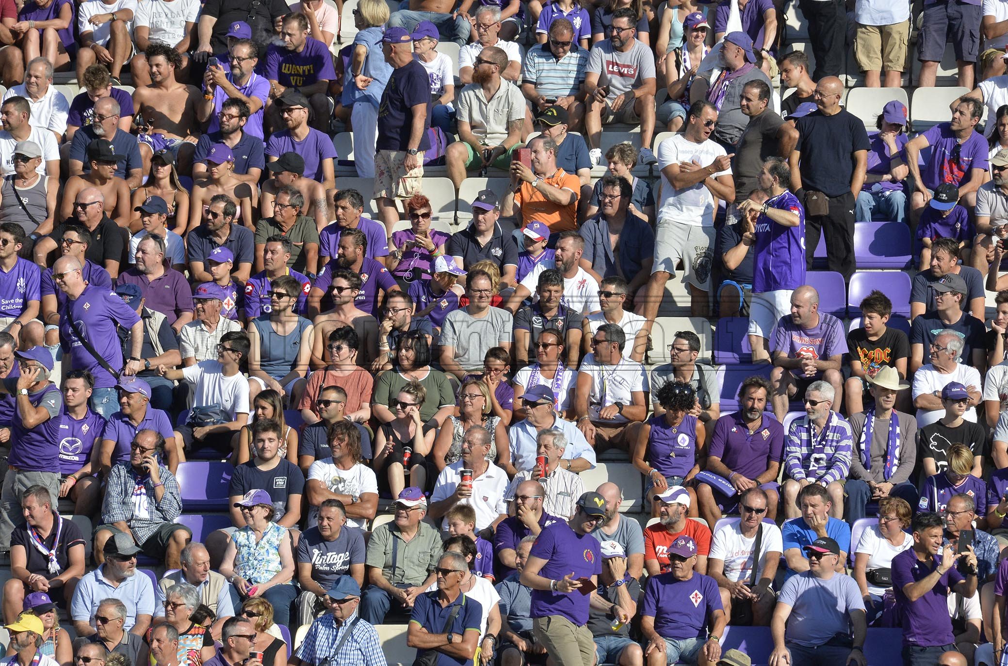 FIORENTINA - MONZA COPPA ITALIA 18-08-2019. TIFOSI DELLA FIORENTINA. GALASSI SILVANO/SILPRESS