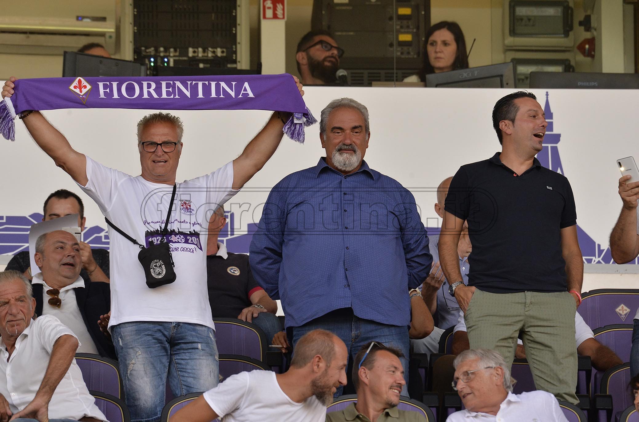 FIORENTINA - MONZA COPPA ITALIA 18-08-2019. TIFOSI DELLA FIORENTINA. GALASSI SILVANO/SILPRESS