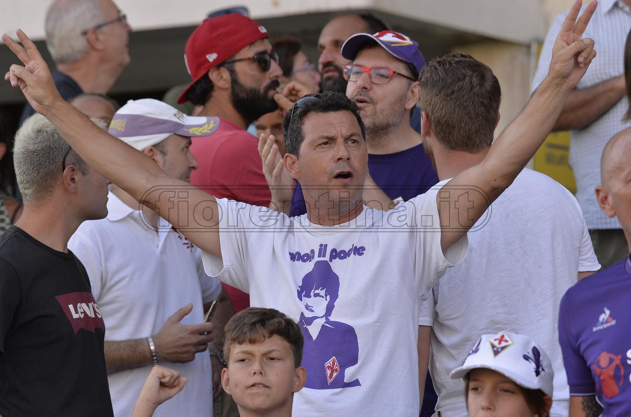 FIORENTINA - MONZA COPPA ITALIA 18-08-2019. TIFOSI DELLA FIORENTINA. GALASSI SILVANO/SILPRESS
