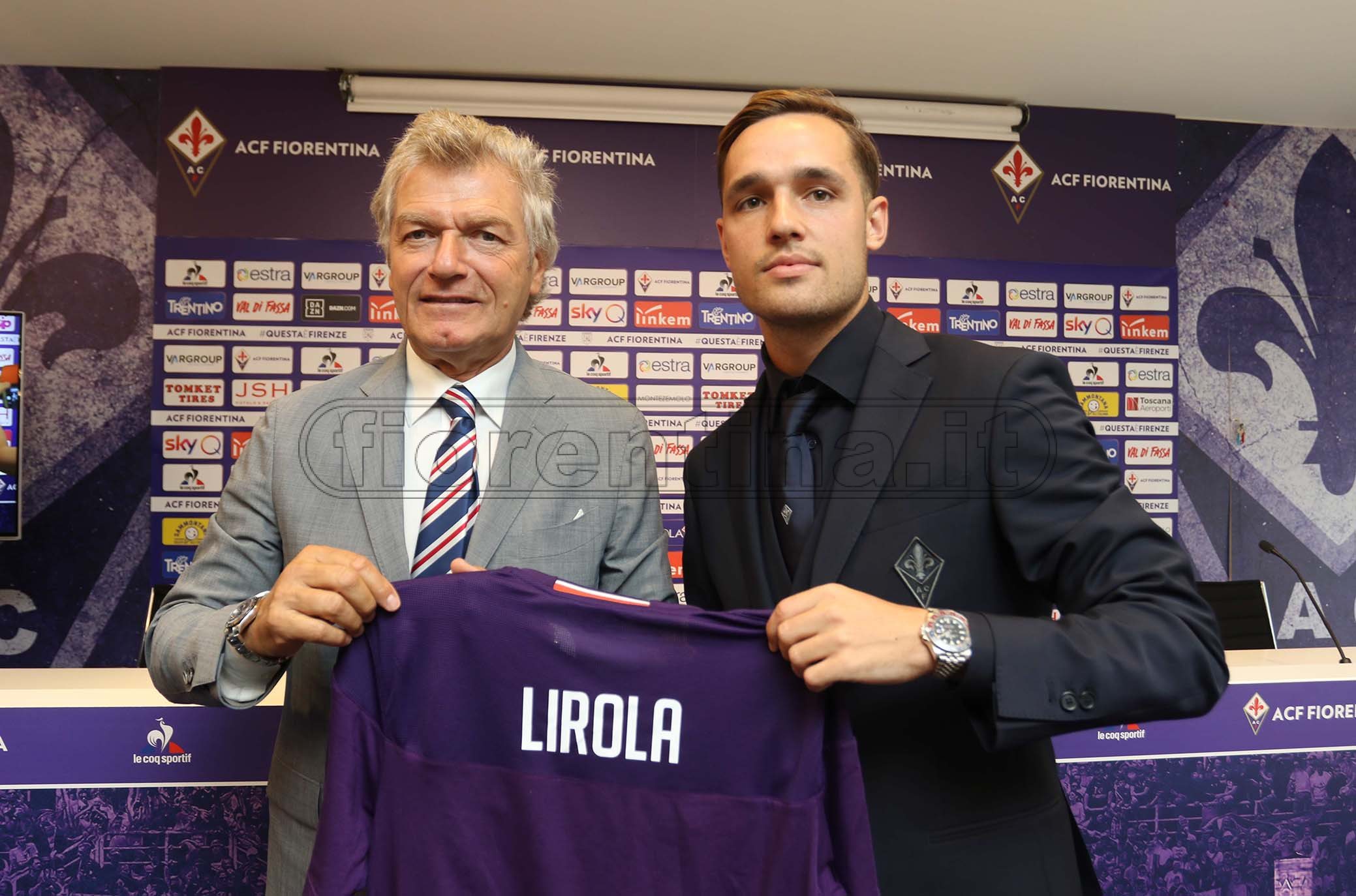 FIORENTINA 07-08-2019. GIANCARLO ANTOGNONI PRESENTA POL LIROLA GALASSI SILVANO/SILPRESS