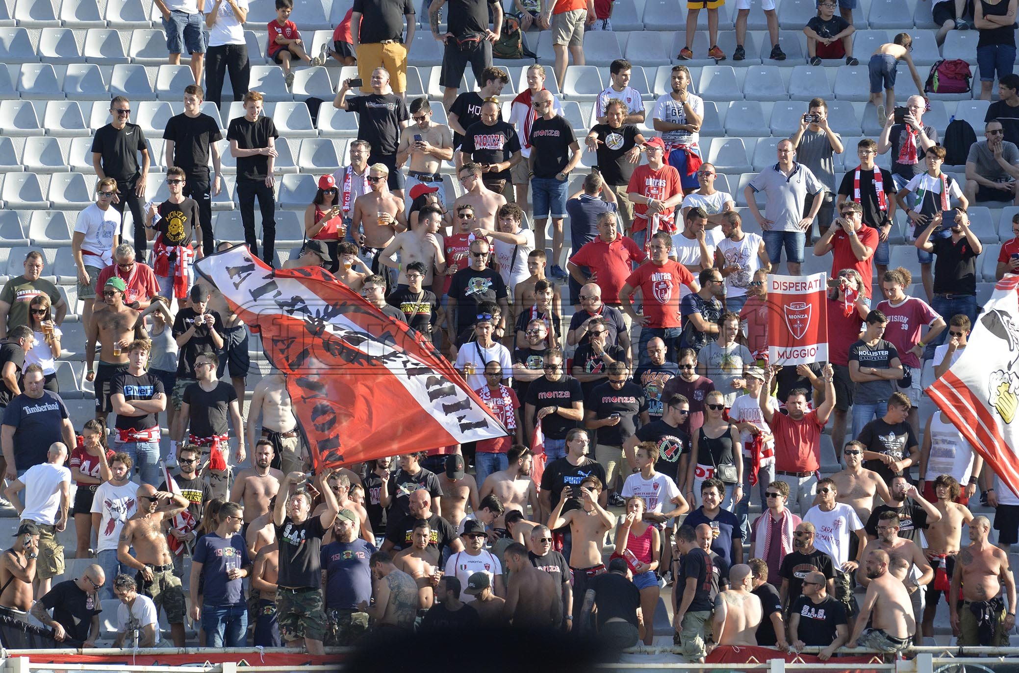 FIORENTINA - MONZA COPPA ITALIA 18-08-2019. TIFOSI DEL MONZA. GALASSI SILVANO/SILPRESS
