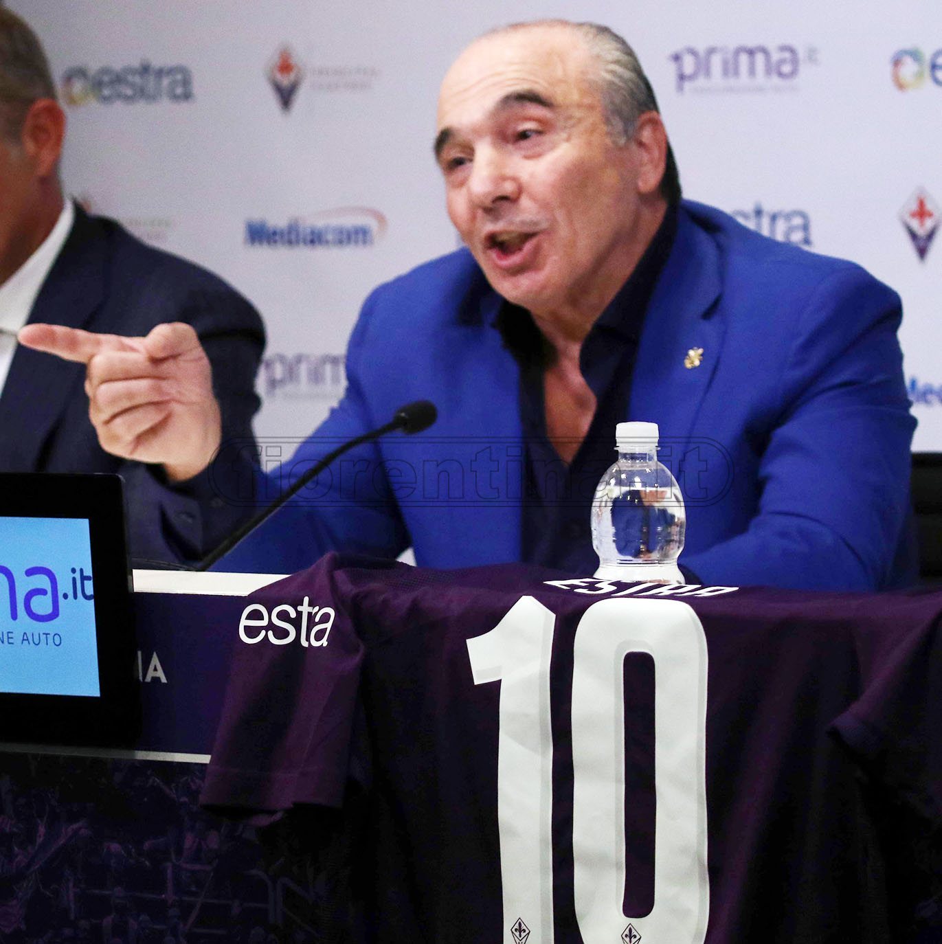 FIORENTINA 23-08-2019 PRESENTAZIONE SPONSOR. ROCCO COMMISSO. ROBERTO VICARIO/SILPRESS