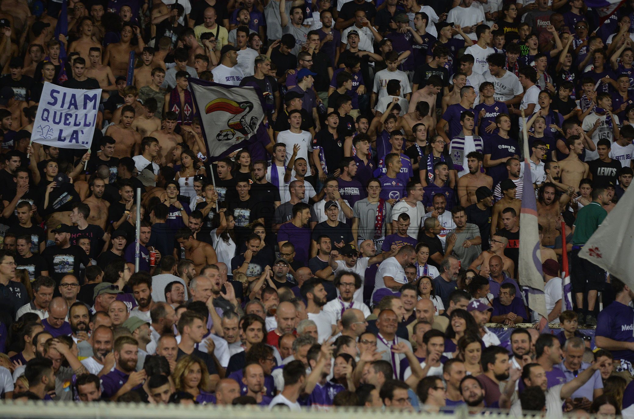 FIORNTINA-NAPOLI 24-08-2019 TIFOSI DELLA FIORENTINA. GALASSI SILVANO/SILPRESS