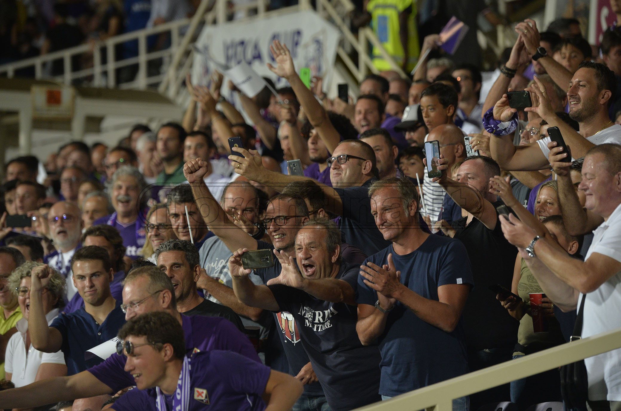 FIORNTINA-NAPOLI 24-08-2019 TIFOSI DELLA FIORENTINA. GALASSI SILVANO/SILPRESS