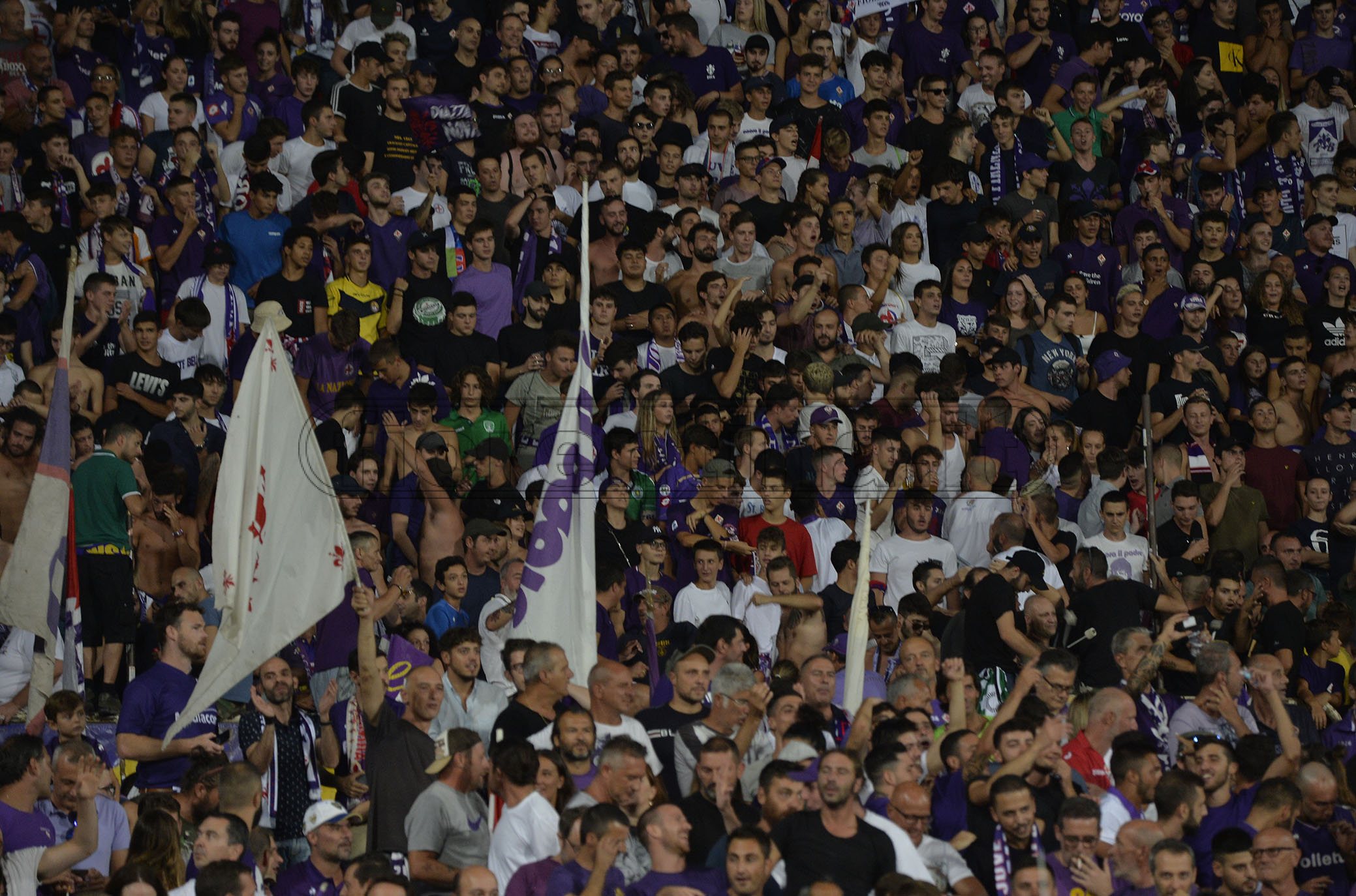 FIORNTINA-NAPOLI 24-08-2019 TIFOSI DELLA FIORENTINA. GALASSI SILVANO/SILPRESS
