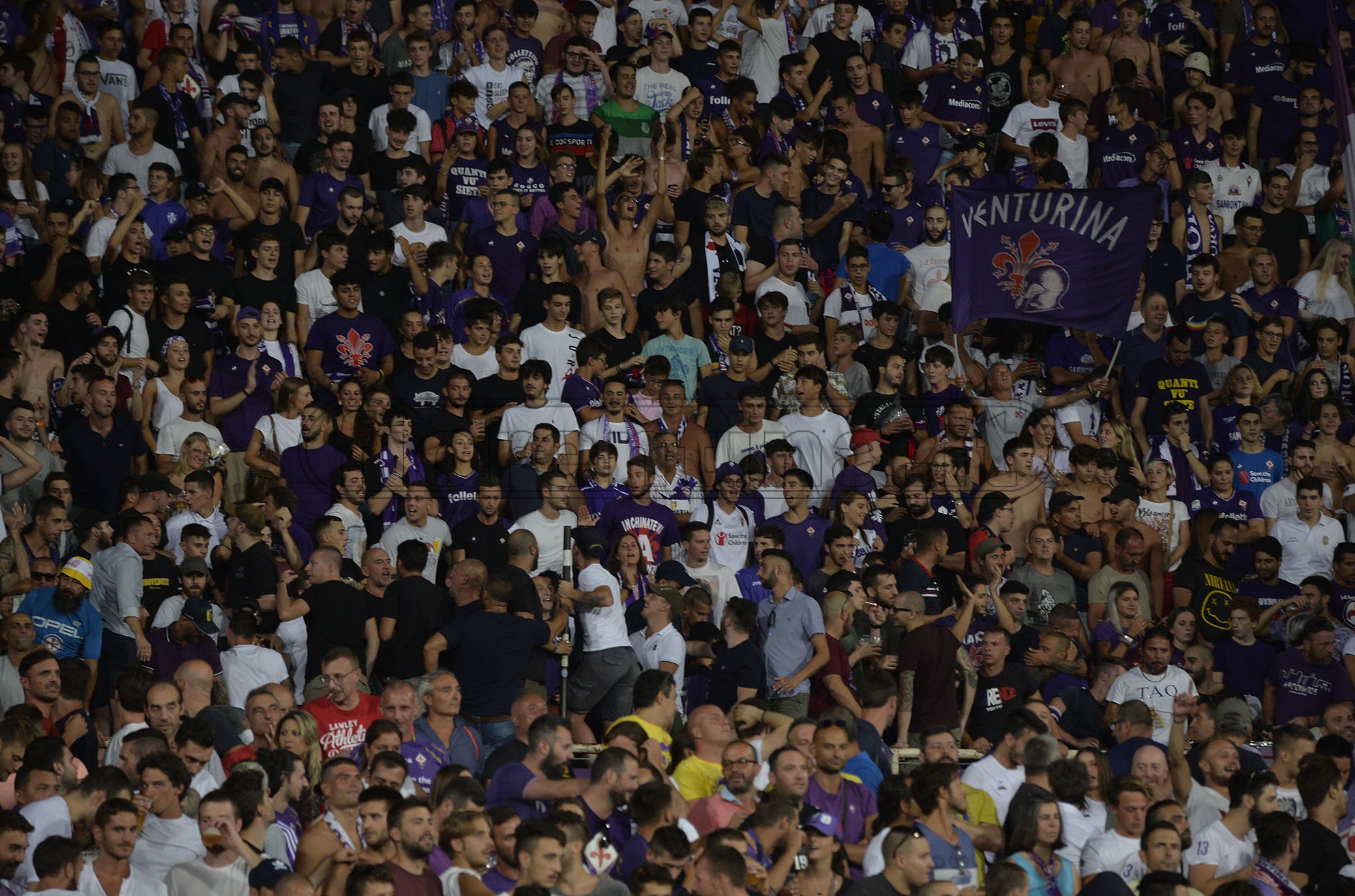FIORNTINA-NAPOLI 24-08-2019 TIFOSI DELLA FIORENTINA. GALASSI SILVANO/SILPRESS