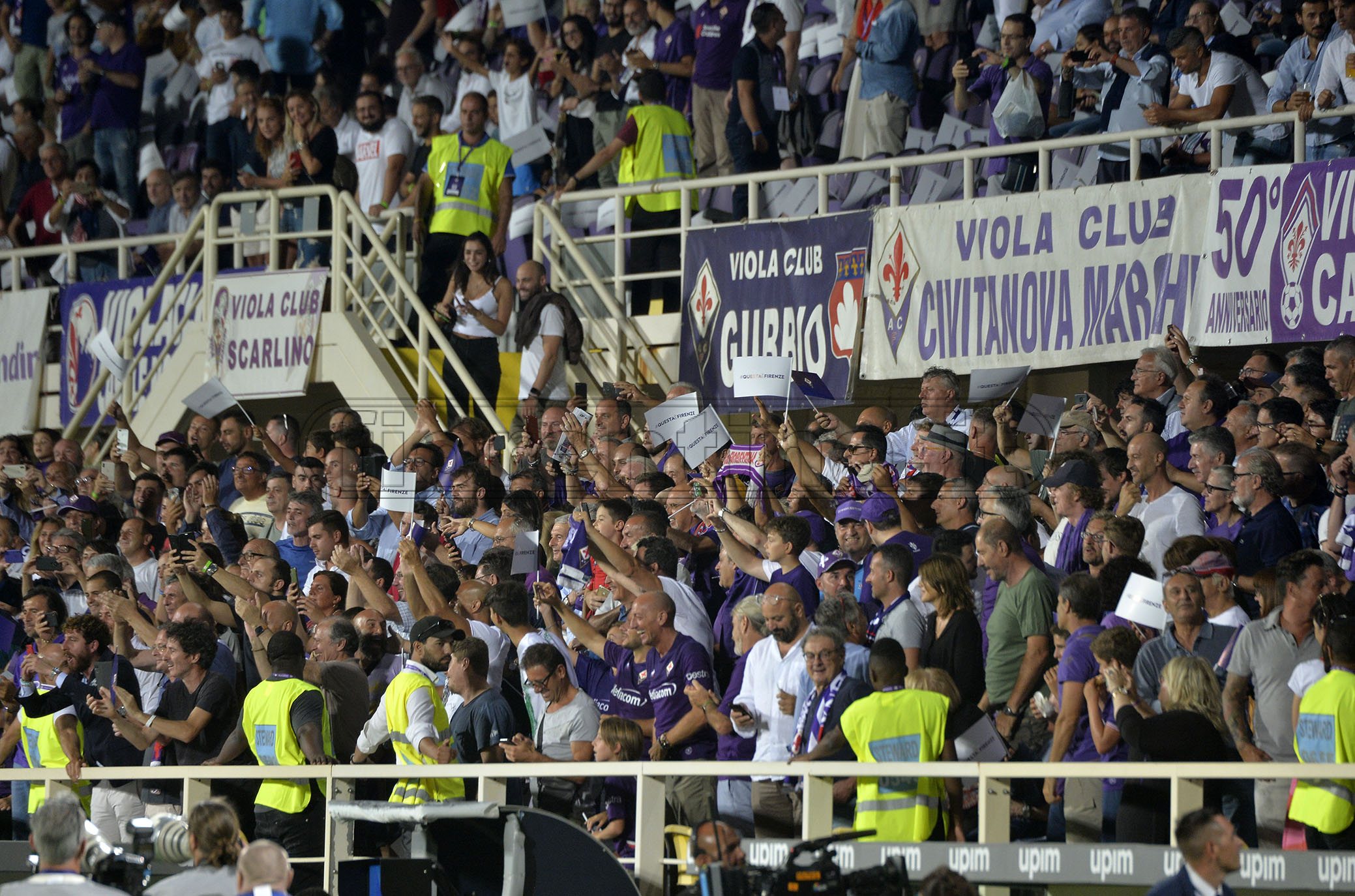 FIORNTINA-NAPOLI 24-08-2019 TIFOSI DELLA FIORENTINA. GALASSI SILVANO/SILPRESS