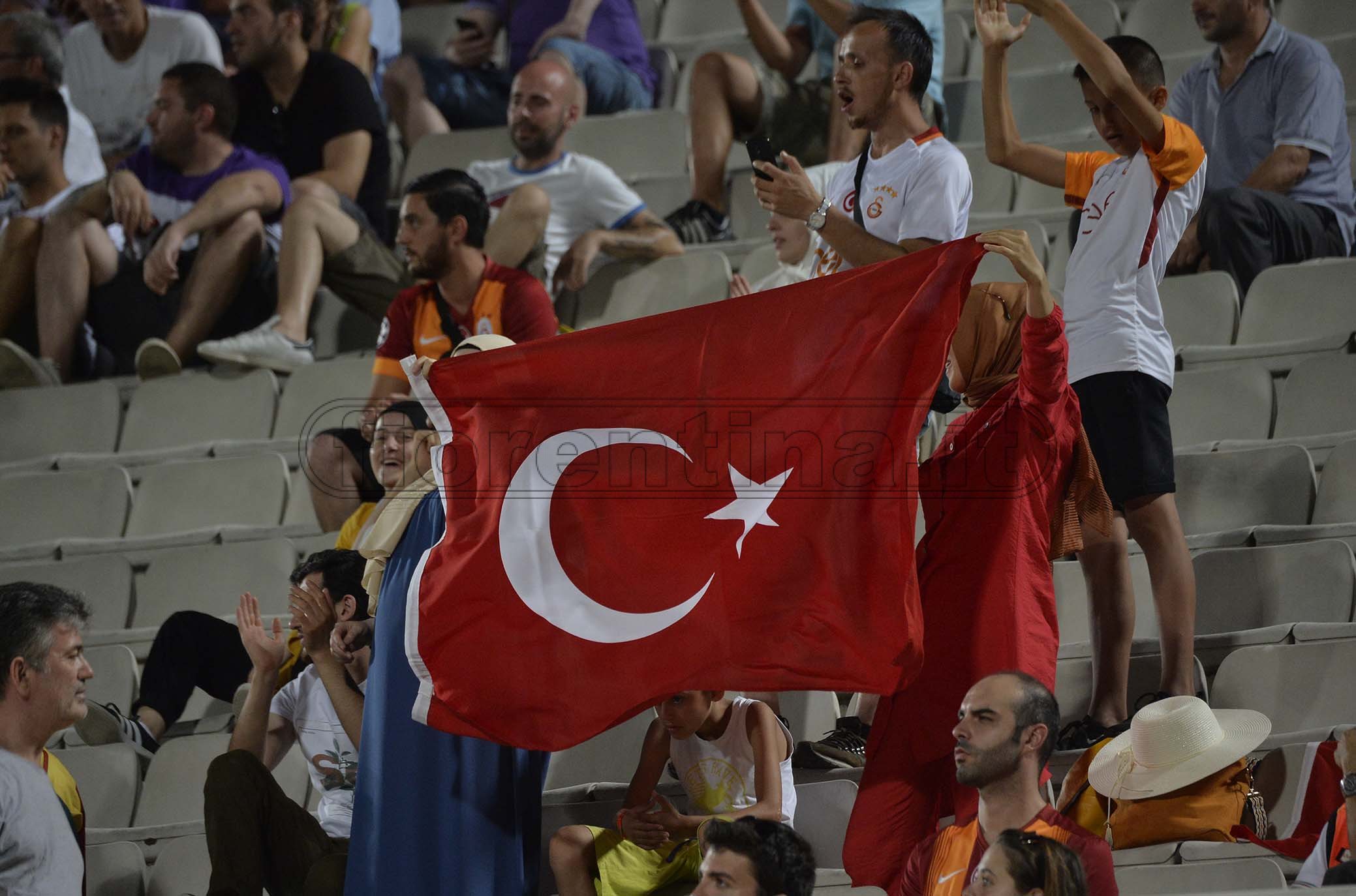 FIORENTINA-GALATASARAY 11-08-2019 TIFOSI GALATASARAY. GALASSI SILVANO/SILPRESS