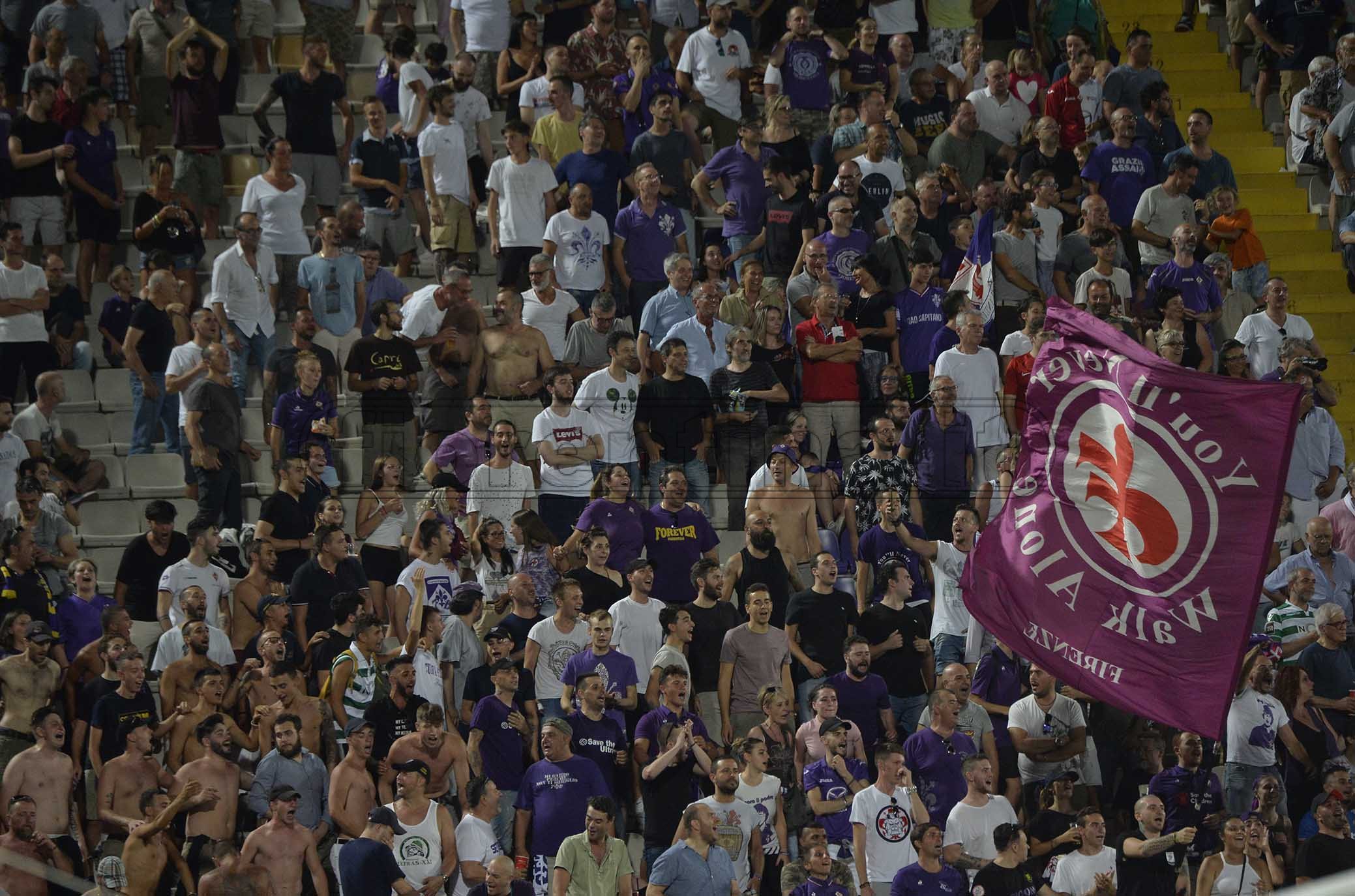 FIORENTINA-GALATASARAY 11-08-2019 TIFOSI FIORENTINA. GALASSI SILVANO/SILPRESS