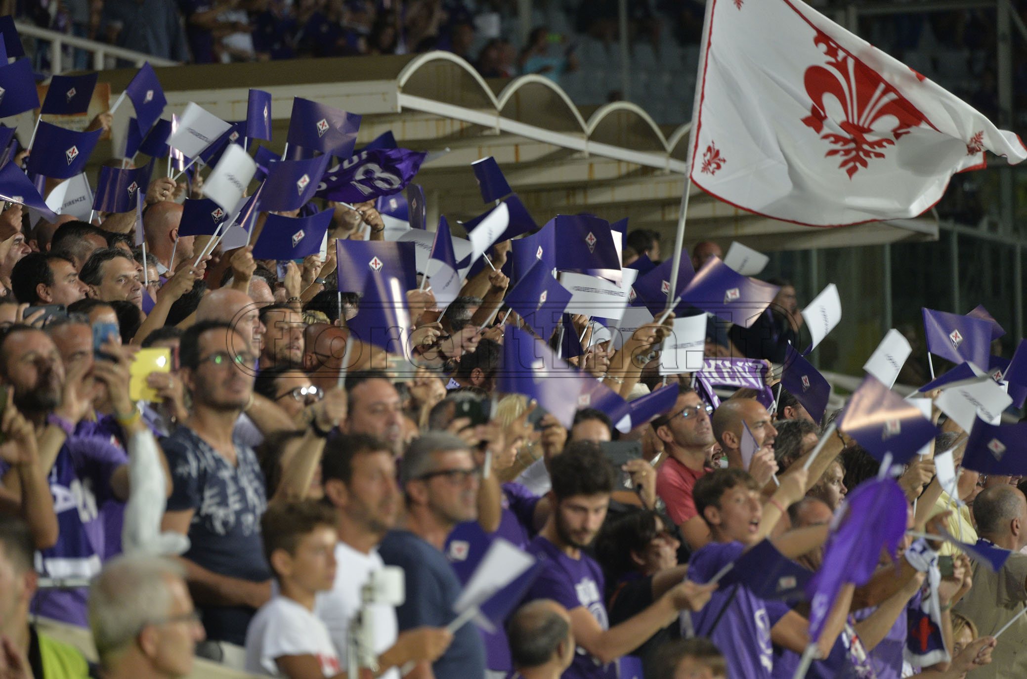 FIORNTINA-NAPOLI 24-08-2019 TIFOSI DELLA FIORENTINA. GALASSI SILVANO/SILPRESS