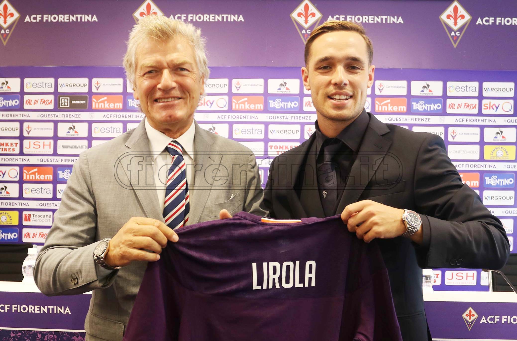 FIORENTINA 07-08-2019. PRESENTAZIONE POL LIROLA E GIANCARLO ANTOGNONI. GALASSI SILVANO/SILPRESS