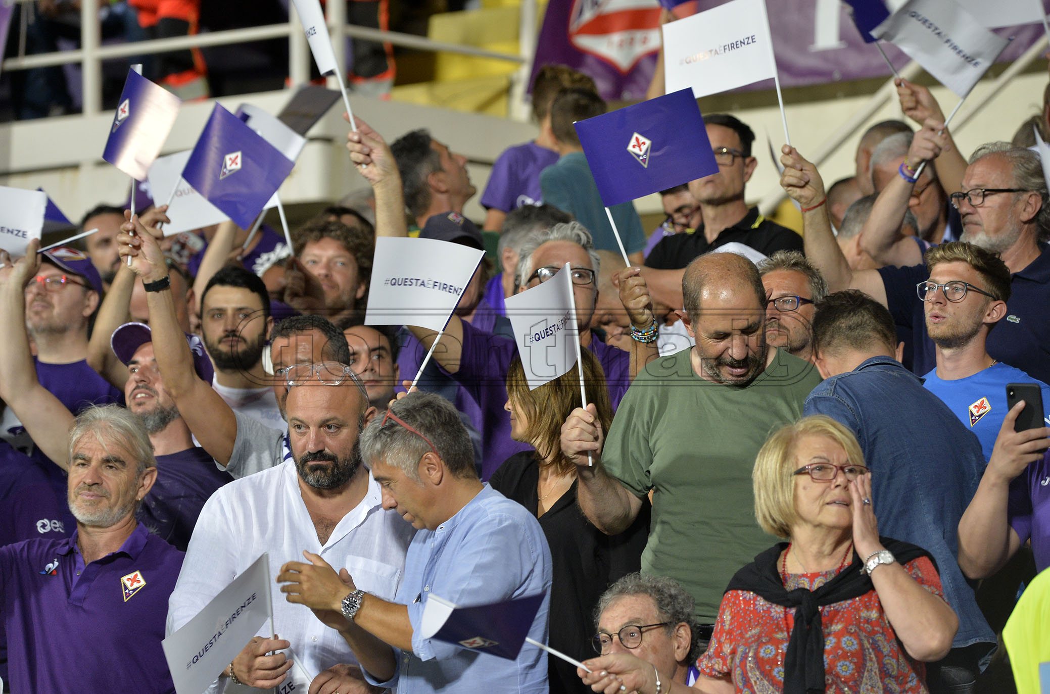 FIORNTINA-NAPOLI 24-08-2019 TIFOSI DELLA FIORENTINA. GALASSI SILVANO/SILPRESS