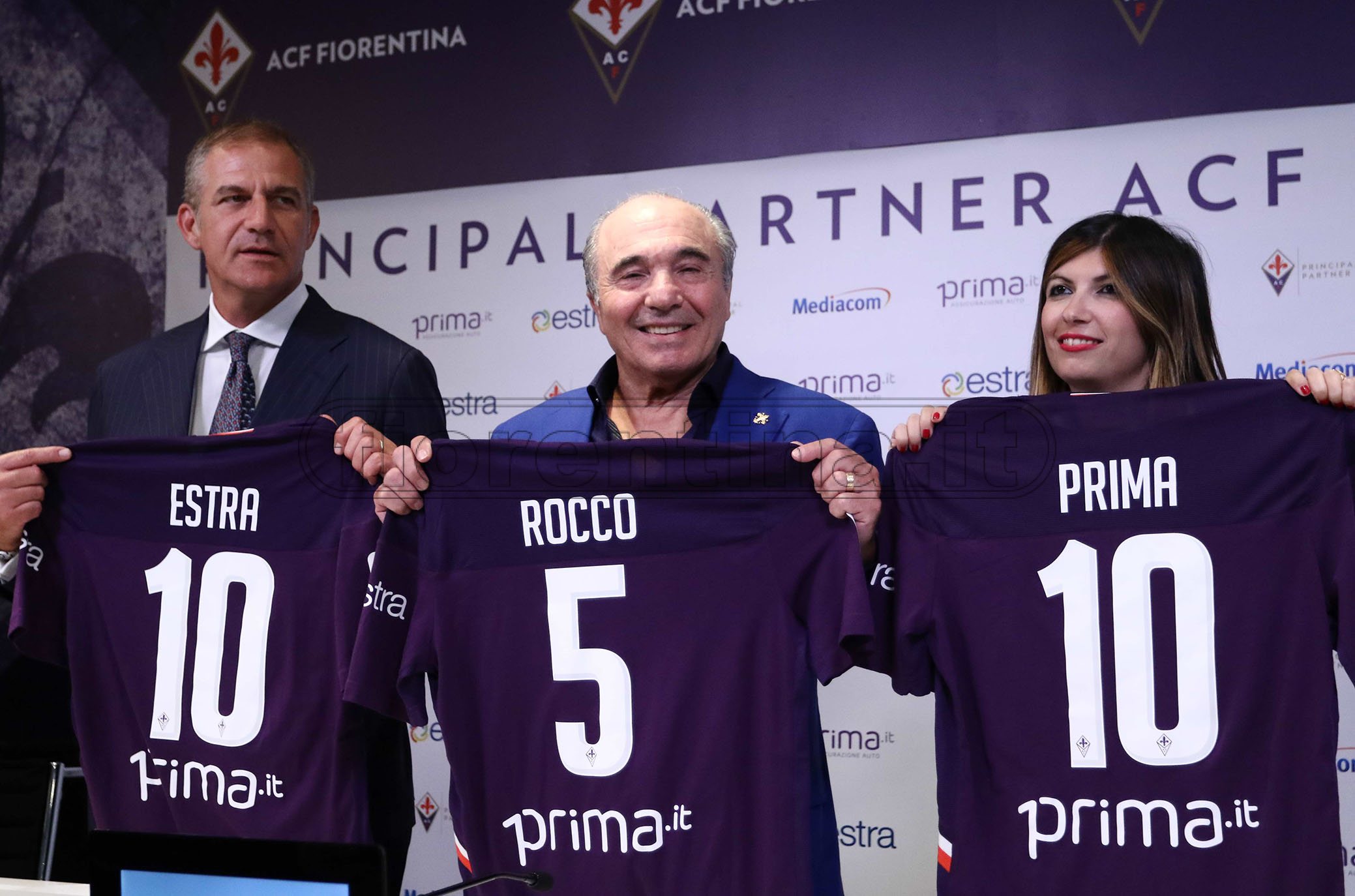 FIORENTINA 23-08-2019 PRESENTAZIONE SPONSOR. ROCCO COMMISSO. ROBERTO VICARIO/SILPRESS