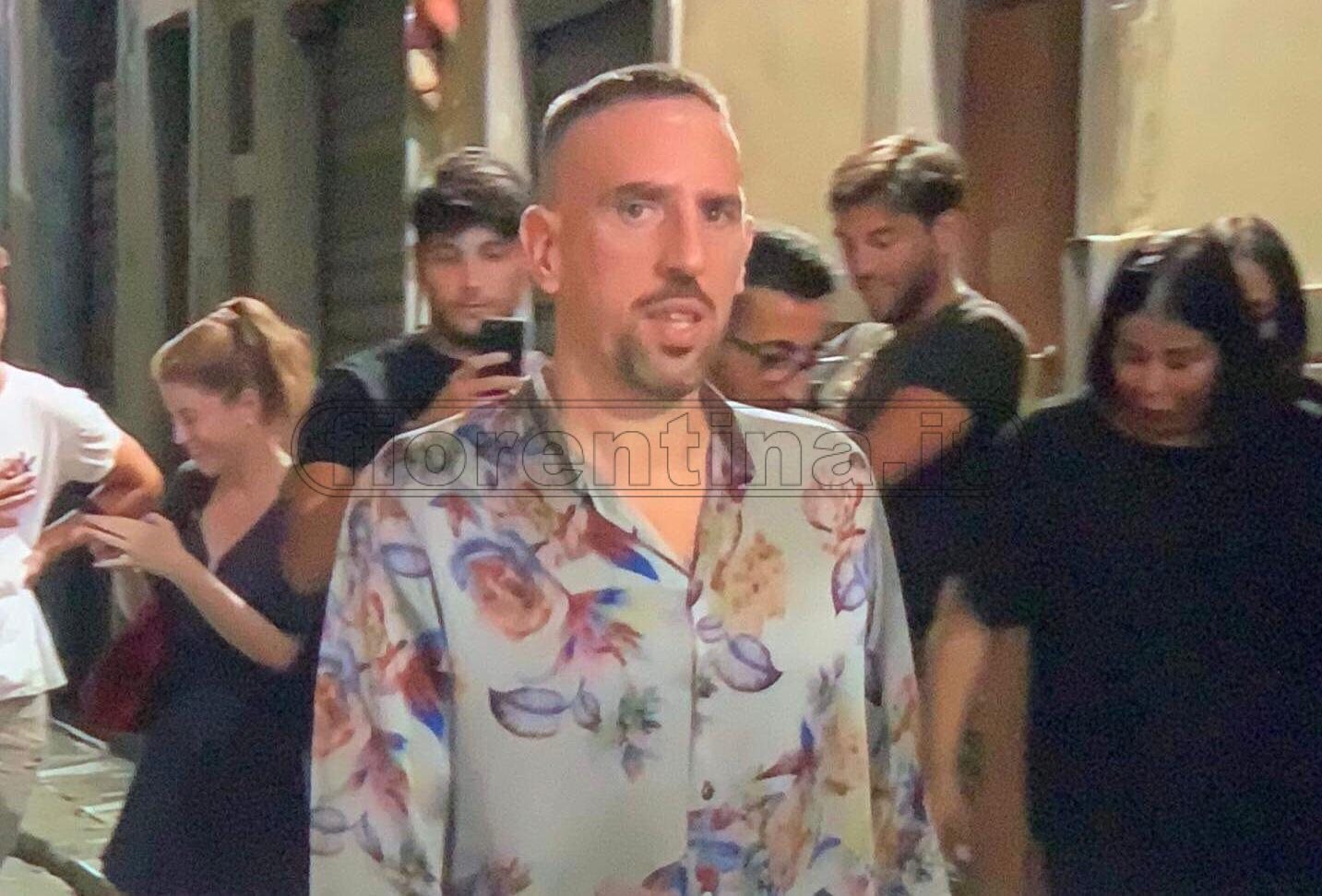 Cena in centro per Montella, i dirigenti viola e Frank Ribery (FOTO)