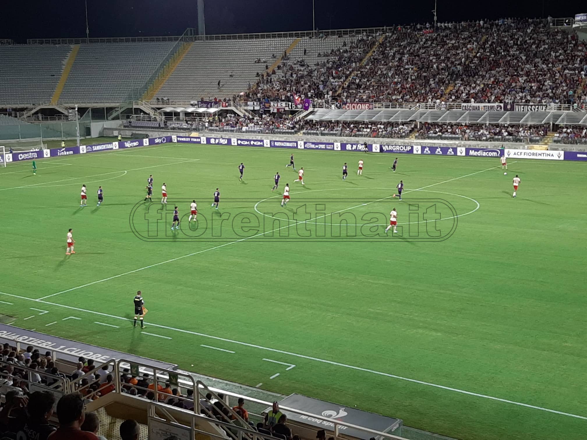 Fiorentina-Galatasaray finisce 4-1: bella Viola, poker con Boa, Sottil, Benassi e Simeone