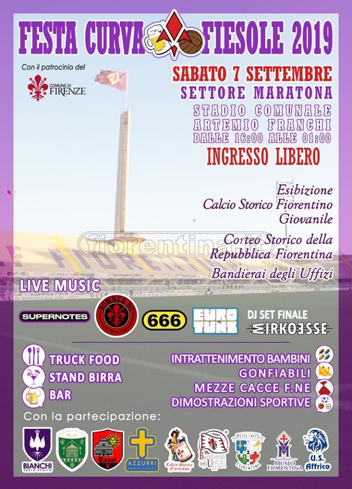 Festa Curva Fiesole il 7 settembre. Sarà aperta la Maratona (FOTO)