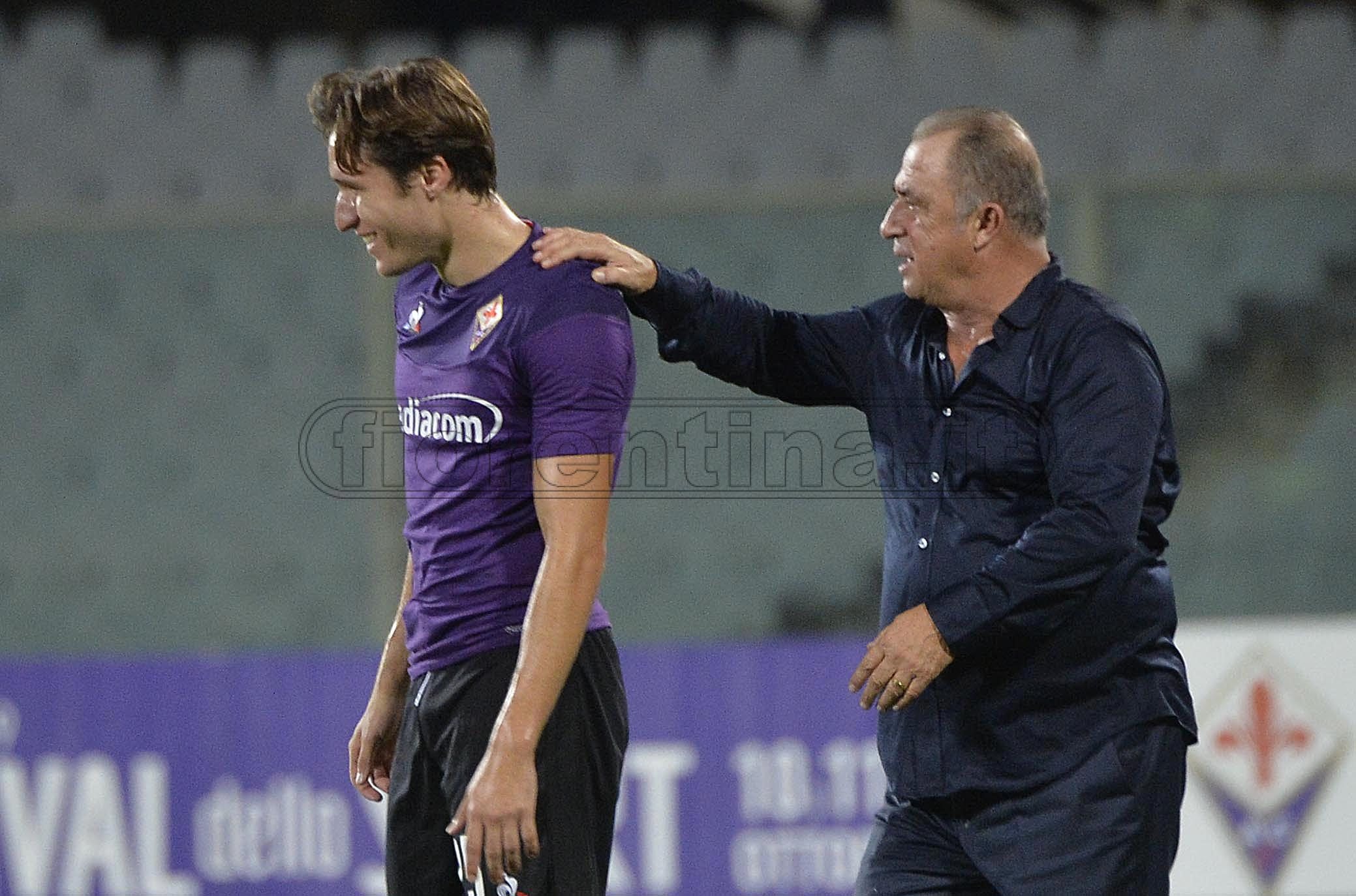 11/08/2019.FIORENTINA-GALATASARAY.TERIM E CHIESA.SILPRESS