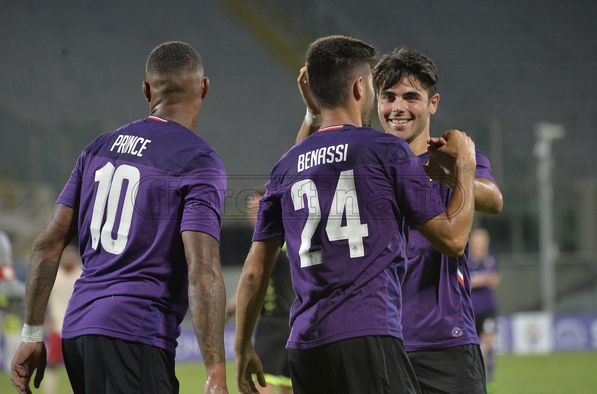 11/08/2019.FIORENTINA-GALATASARAY.ESULTANZA DI BENASSI.SILPRESS