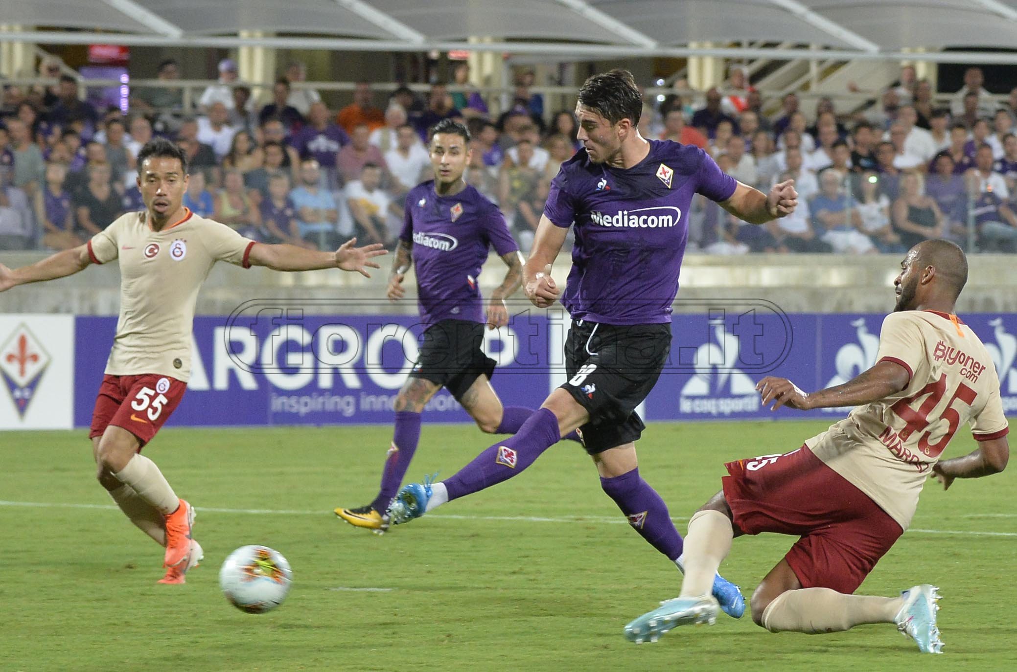 11/08/2019.FIORENTINA-GALATASARAY.VLAHOVIC IN AZIONE.SILPRESS