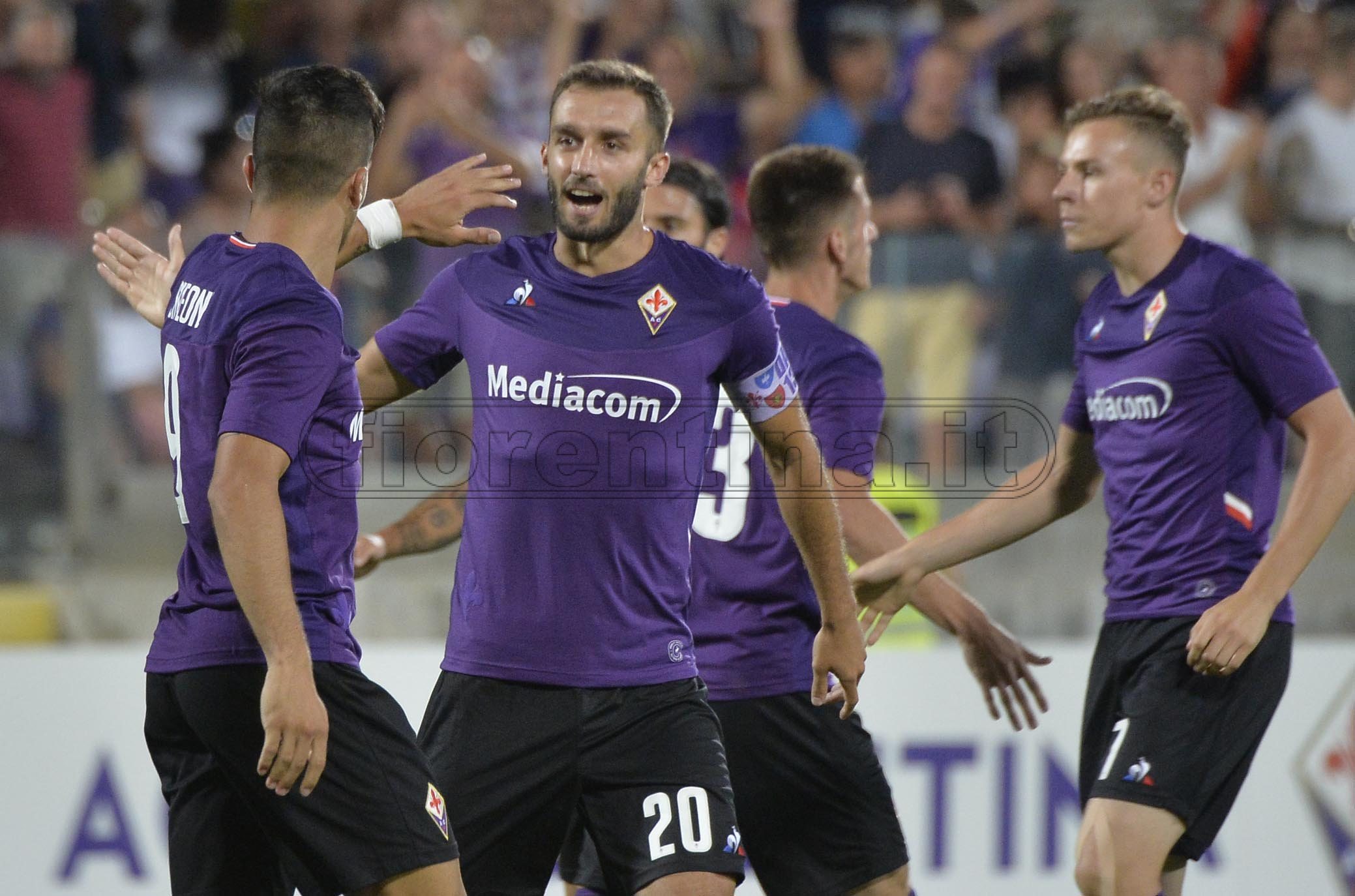 11/08/2019.FIORENTINA-GALATASARAY.ESULTANZA DI SIMEONE.SILPRESS