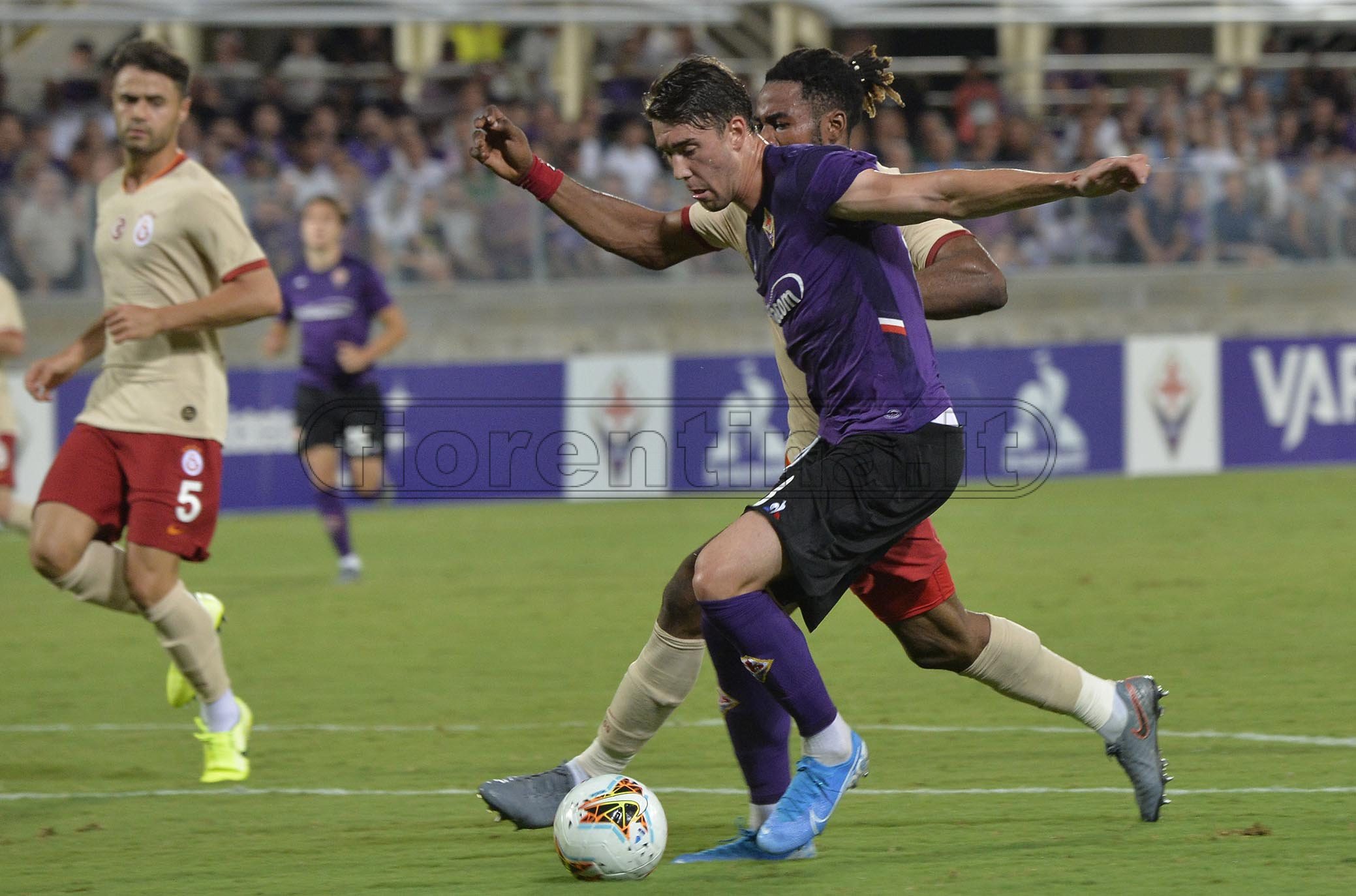 11/08/2019.FIORENTINA-GALATASARAY.VLAHOVIC IN AZIONE.SILPRESS