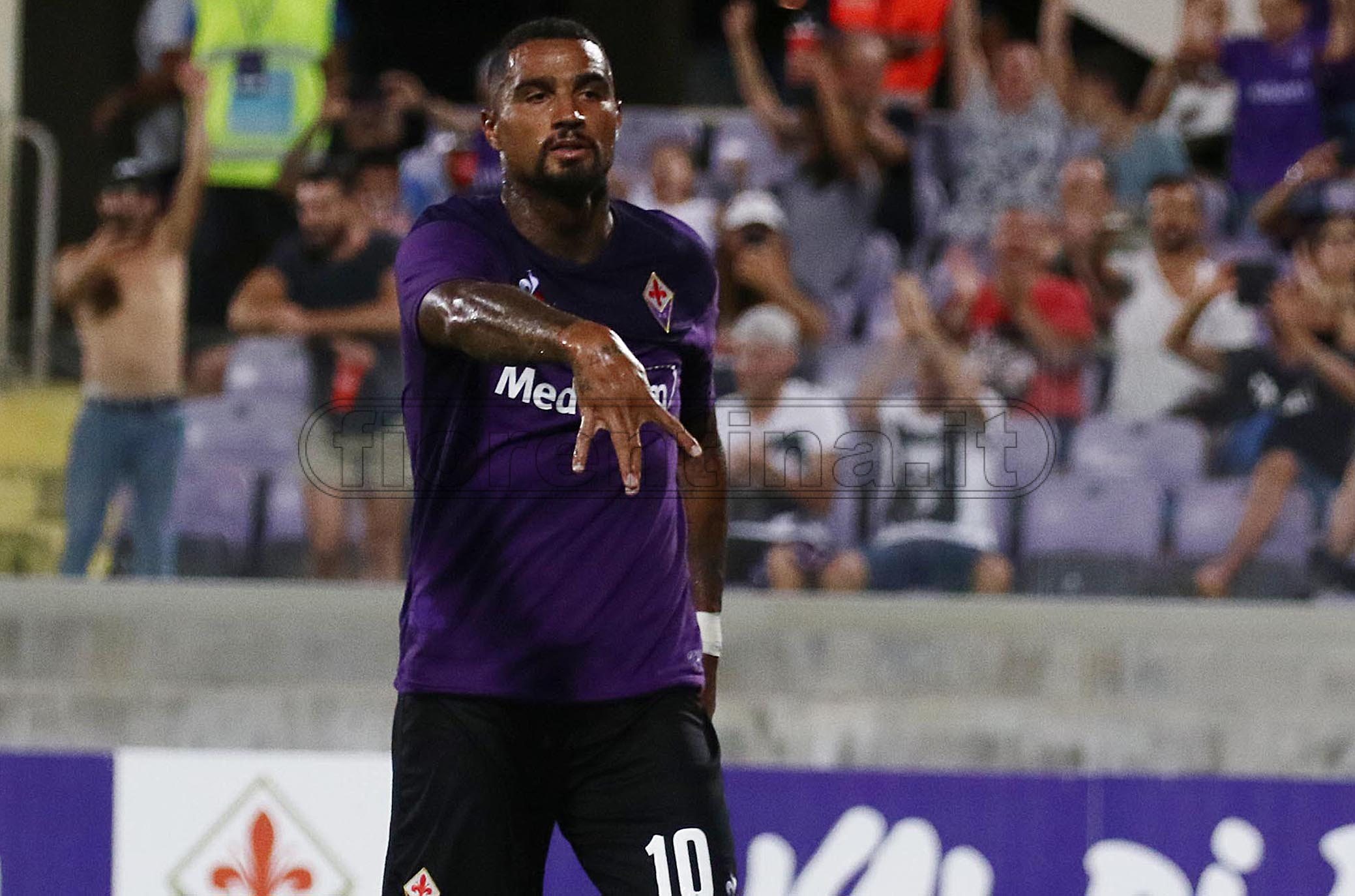 11/08/2019.FIORENTINA-GALATASARAY.ESULTANZA DI BOATENG.SILPRESS