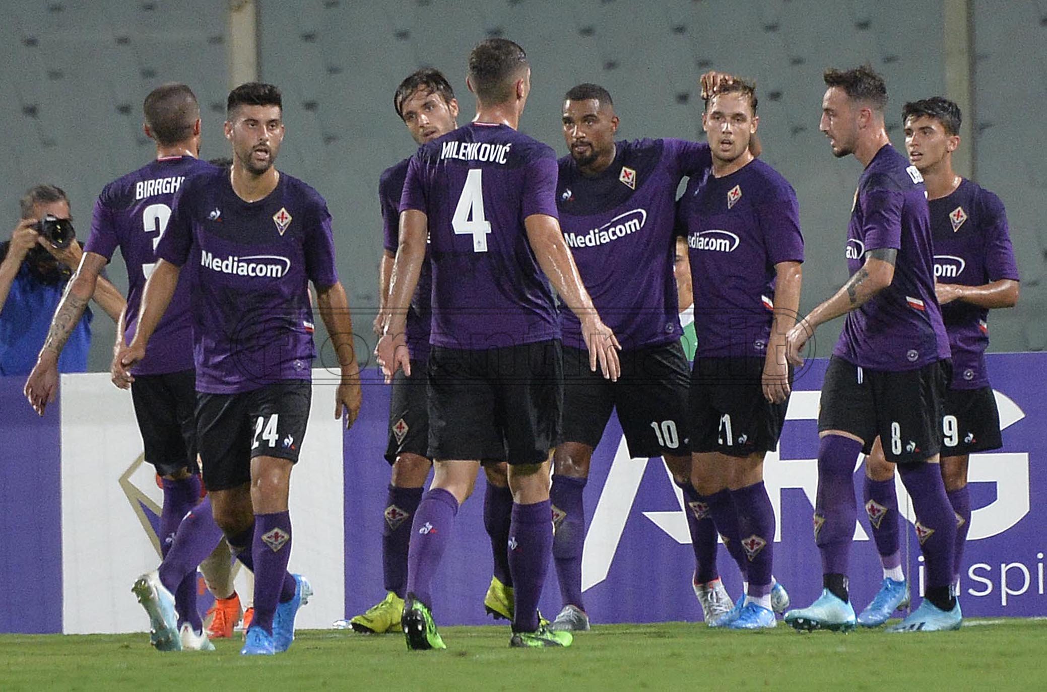 11/08/2019.FIORENTINA-GALATASARAY.ESULTANZA DI BOATENG.SILPRESS