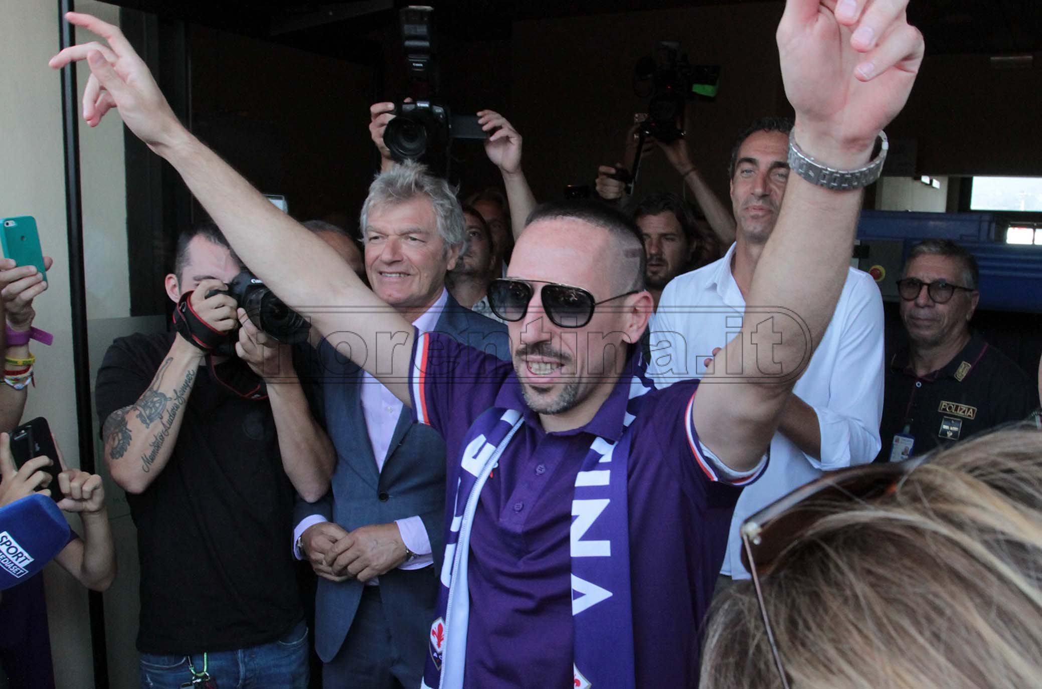 Ribery: "Grato di giocare per un grande club ed una splendida città" (FOTO)