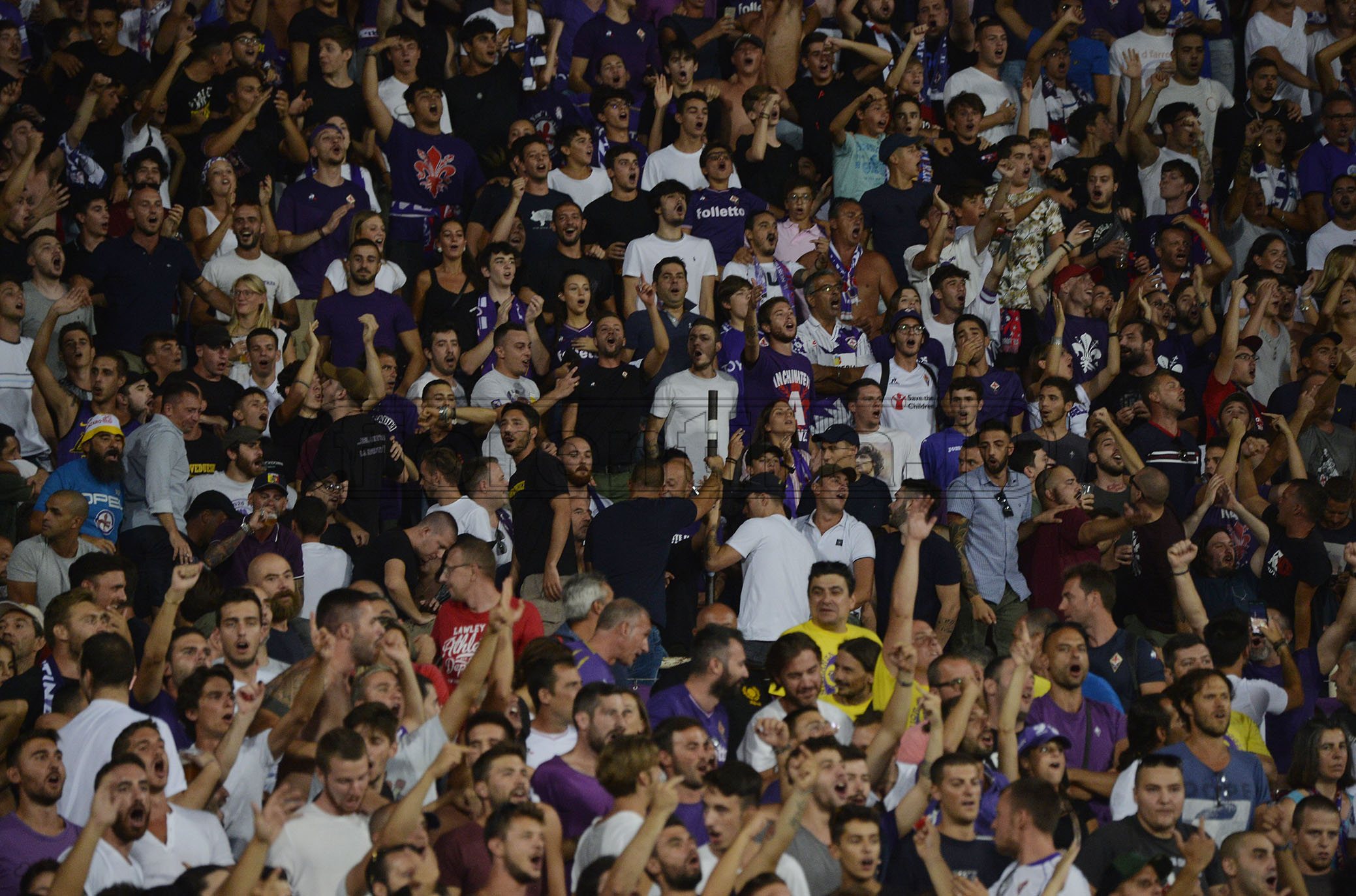FIORNTINA-NAPOLI 24-08-2019 TIFOSI DELLA FIORENTINA.</p><p>GALASSI SILVANO/SILPRESS