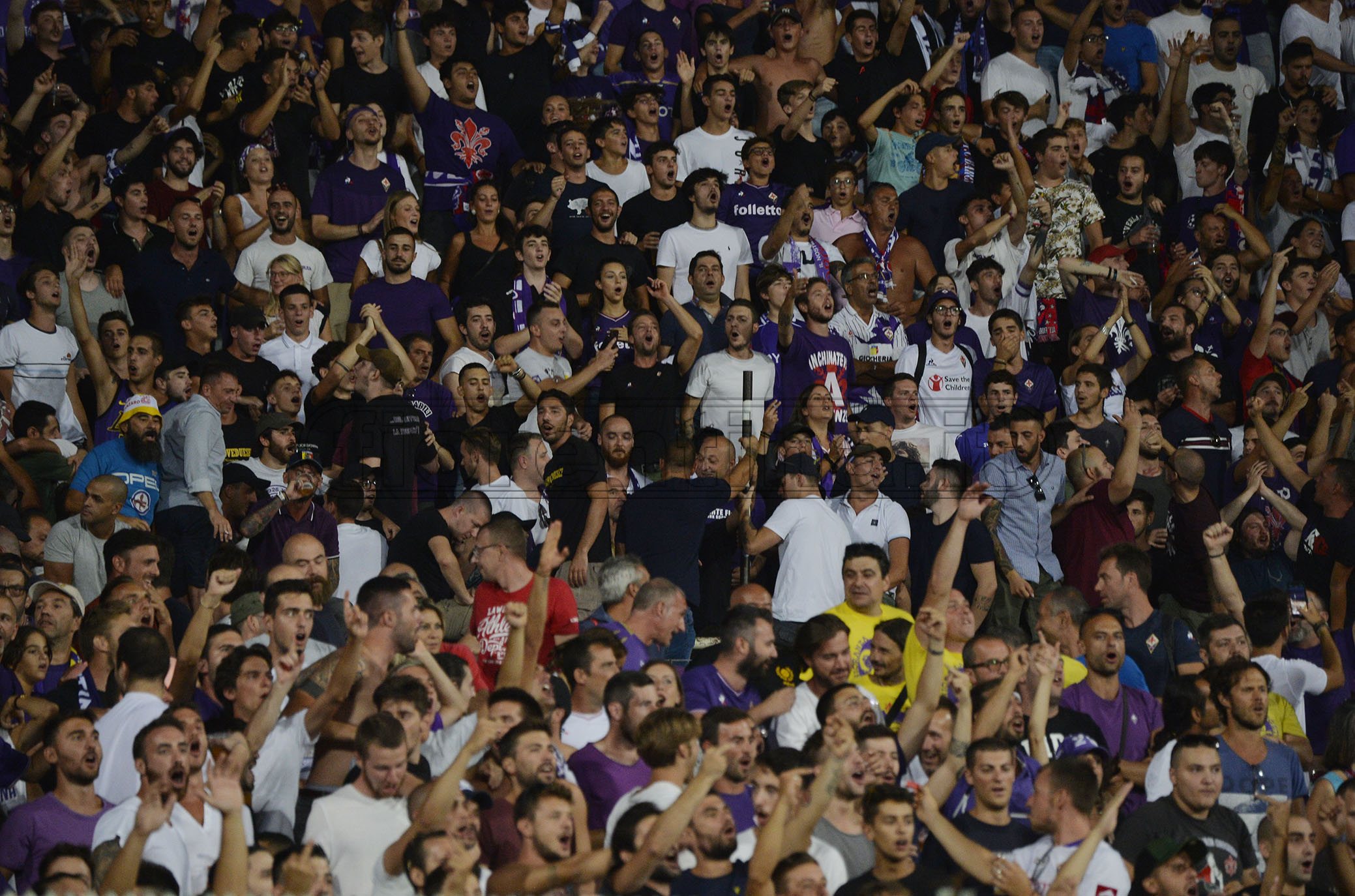 FIORNTINA-NAPOLI 24-08-2019 TIFOSI DELLA FIORENTINA. GALASSI SILVANO/SILPRESS