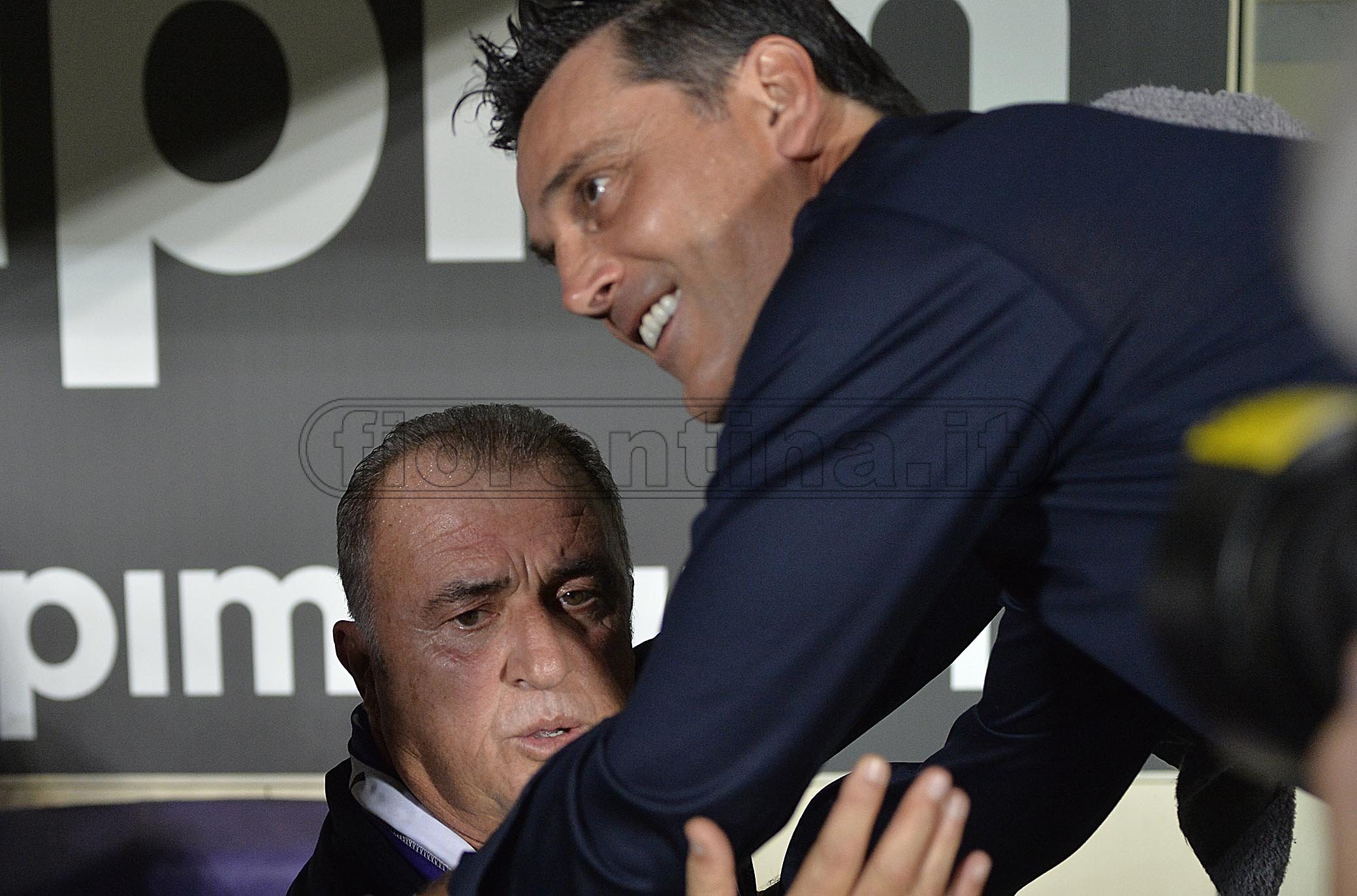 11/08/2019.FIORENTINA-GALATASARAY.MONTELLA CON TERIM.SILPRESS