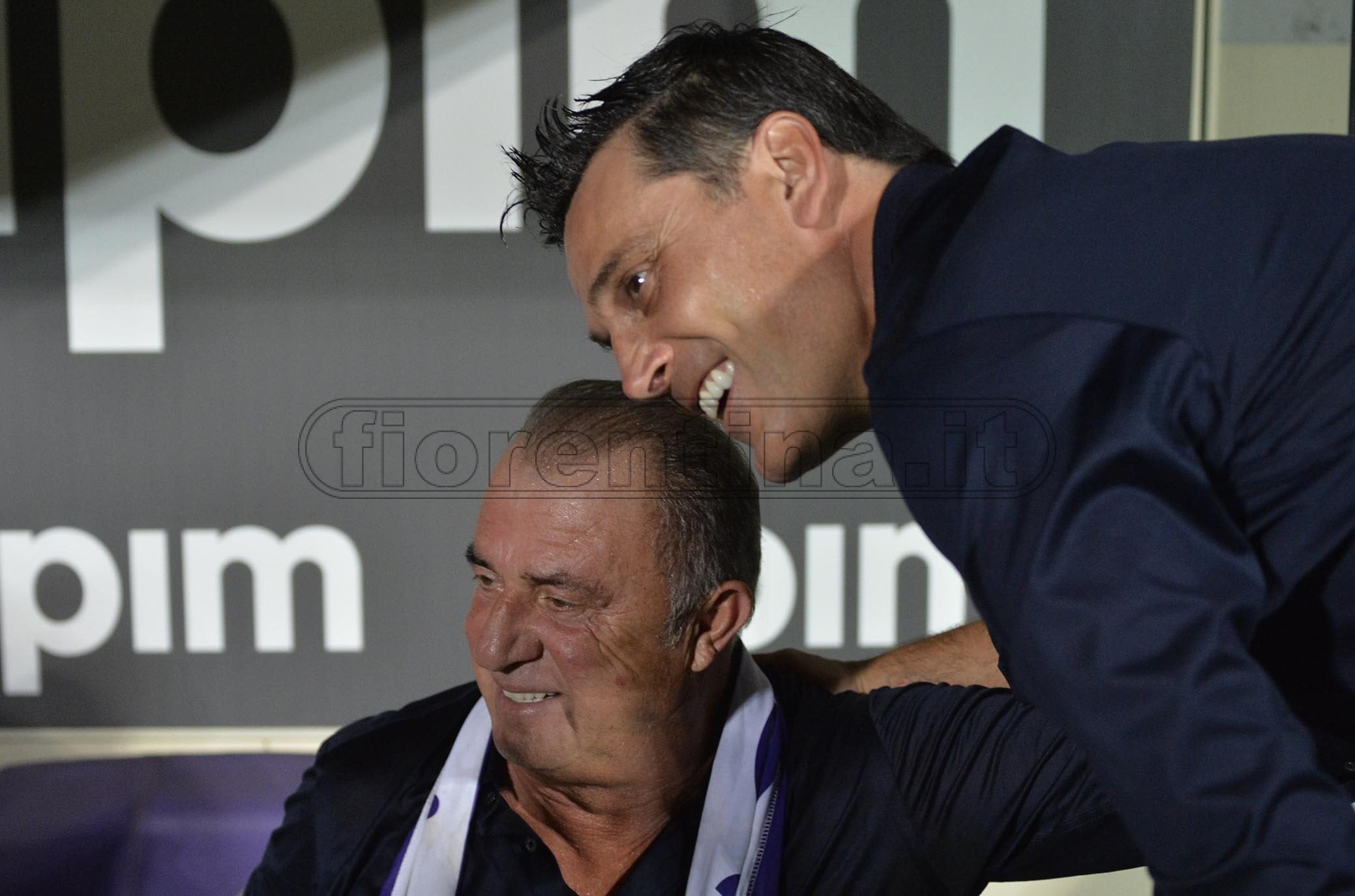 11/08/2019.FIORENTINA-GALATASARAY.MONTELLA CON TERIM.SILPRESS