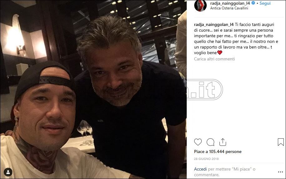 Nainggolan e la foto al ristorante: uno scatto che risale al 2018