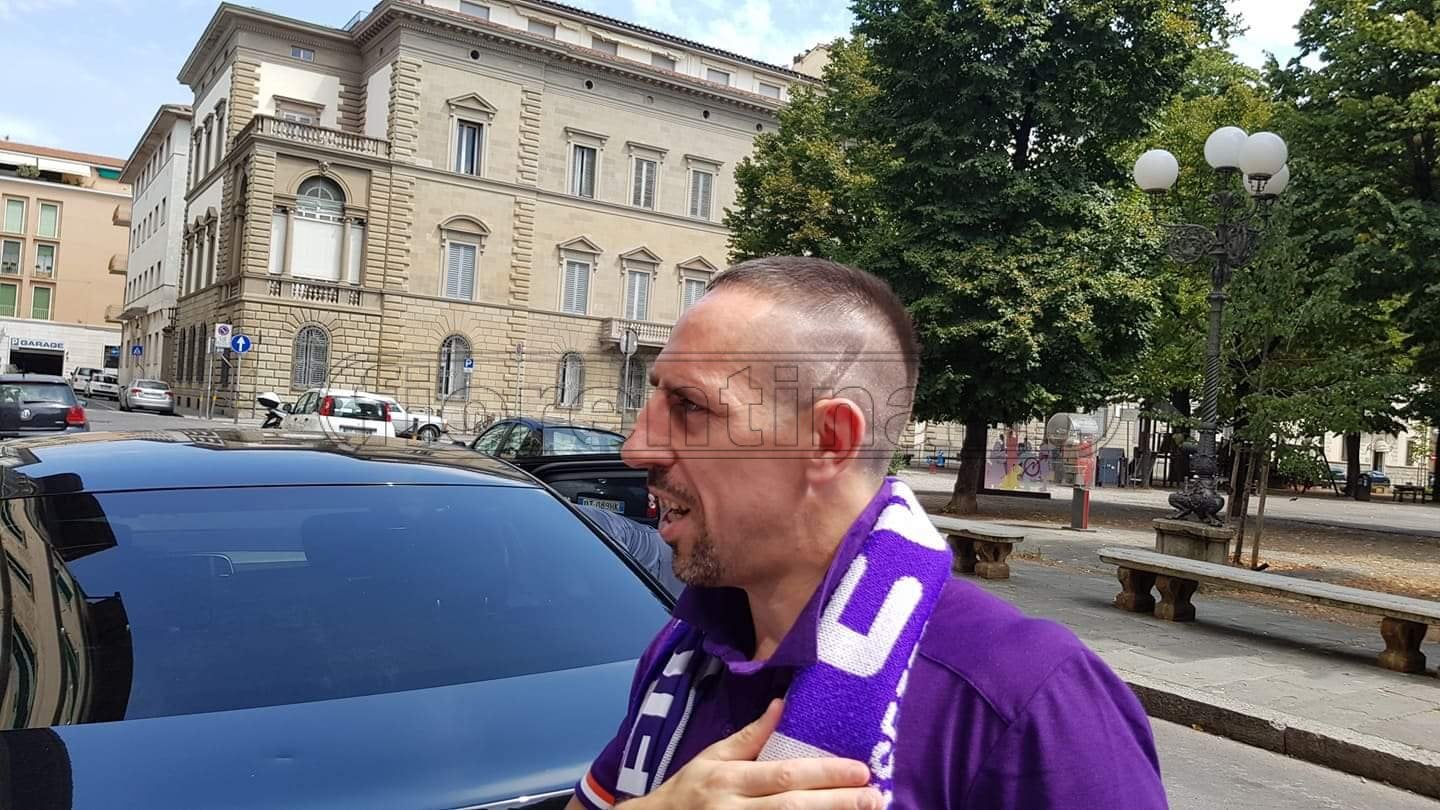 Ribery si prende la numero 7 della Fiorentina. Pulgar scalzato. Prenderà la numero 78