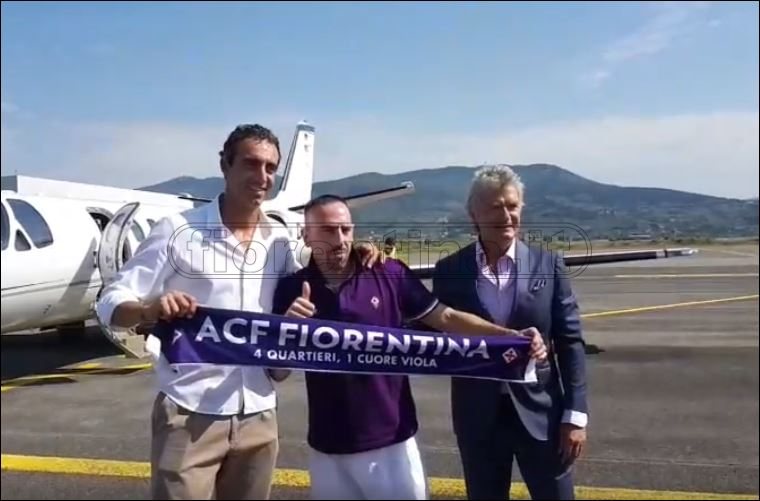 Ribery: "Sono felice, ho parlato con la Fiorentina e con Toni"