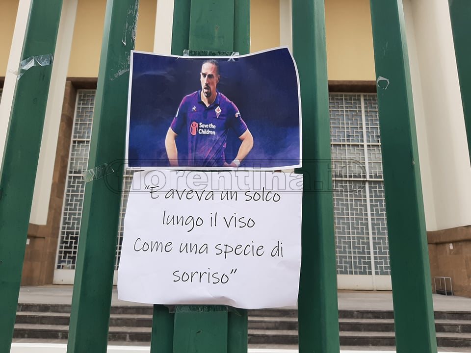 Dedica per Ribery: 'E aveva un solco lungo il viso, come una specie di sorriso' (FOTO VI.IT)
