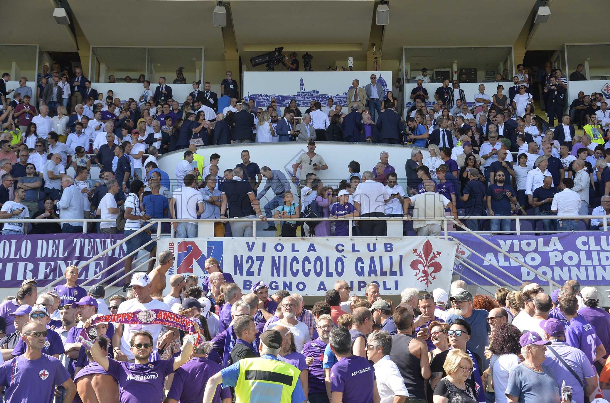 FIORENTINA-JUVENTUS 14-09-2019 TIFOSI FIORENTINA. GALASSI SILVANOSILPRESS
