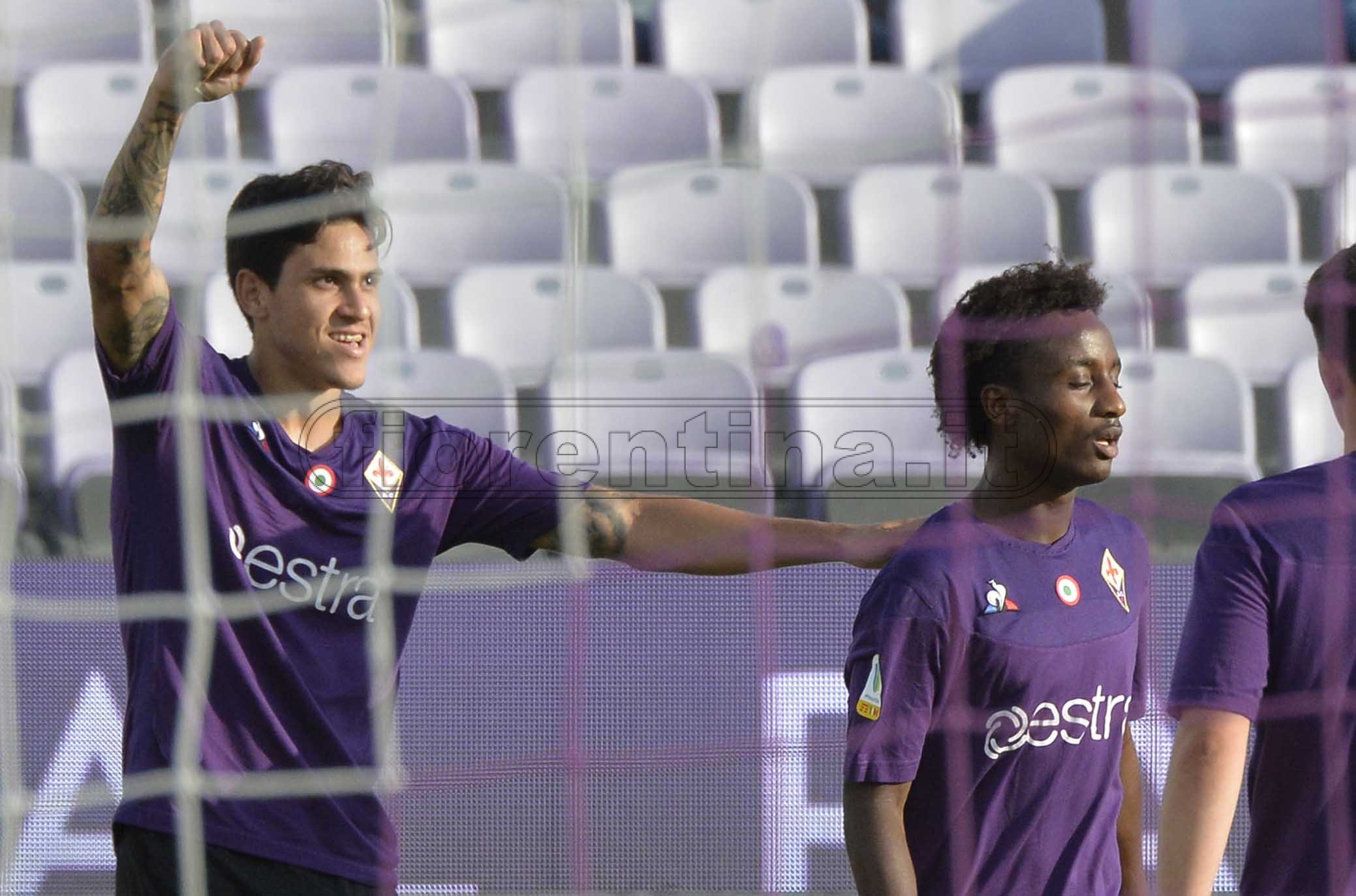 FIORENTINA PRIMAVERA-ROMA PRIMAVERA 28-09-2019. ESULTANZA DI PEDRO. GALASSI SILVANO/SILPRESS