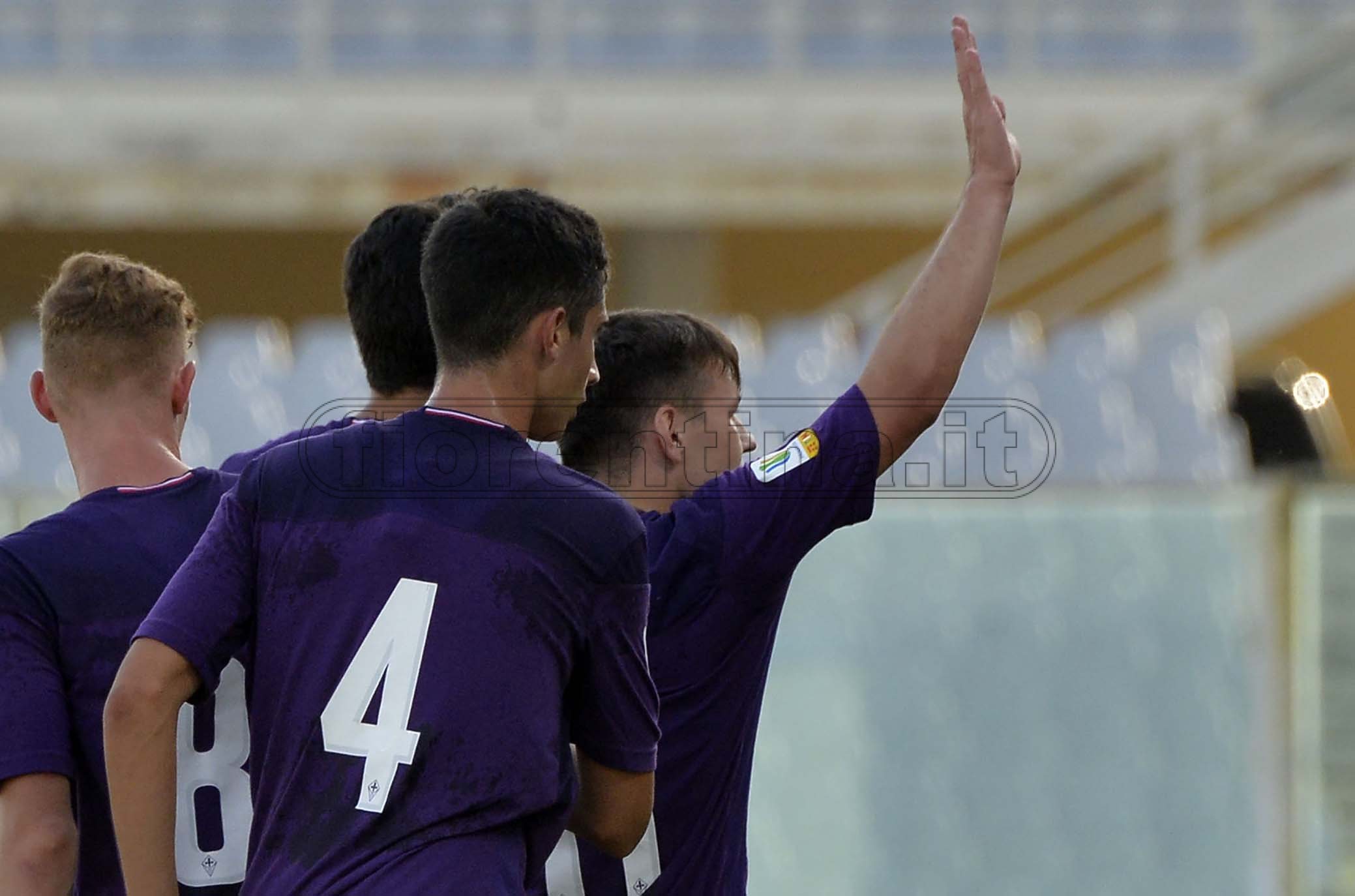 FIORENTINA PRIMAVERA-ROMA PRIMAVERA 28-09-2019. ESULTANZA DI BOBBY DUNCAN . GALASSI SILVANO/SILPRESS
