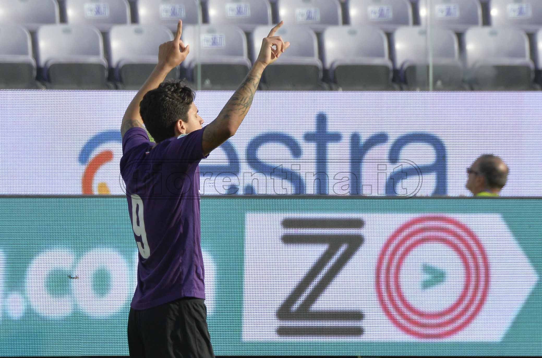 FIORENTINA PRIMAVERA-ROMA PRIMAVERA 28-09-2019. ESULTANZA DI PEDRO . GALASSI SILVANO/SILPRESS