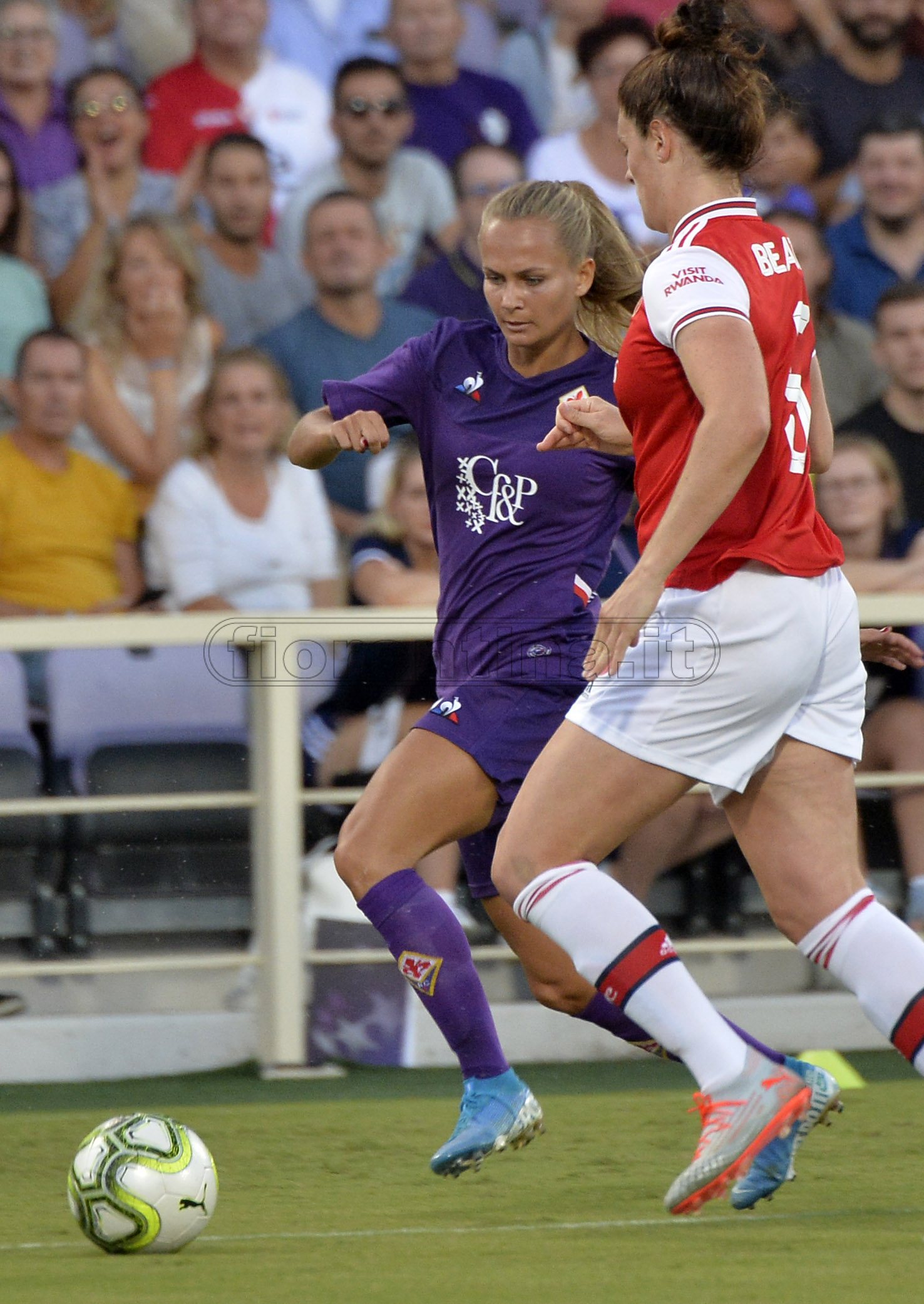 FIORENTINA WOMEN'S - ARSENAL CHAMPIONS LEAGUE.12-09-2019. FREDERIKKE THOGERSEN. GALASSI SILVANO/SILPRESS