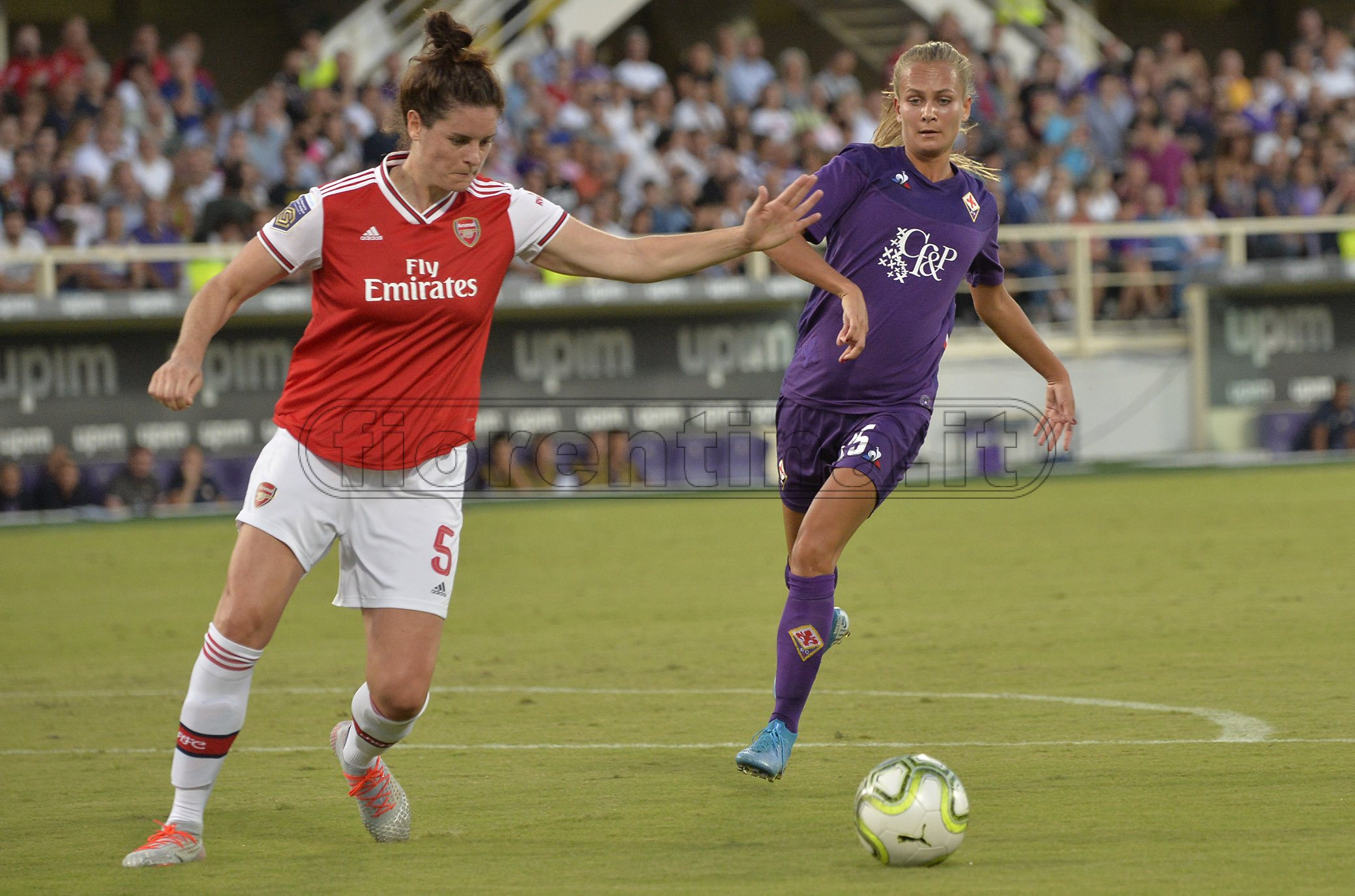 FIORENTINA WOMEN'S - ARSENAL 12-09-2019. FREDERIKKE THOGERSEN. GALASSI SILVANO/SILPRESS