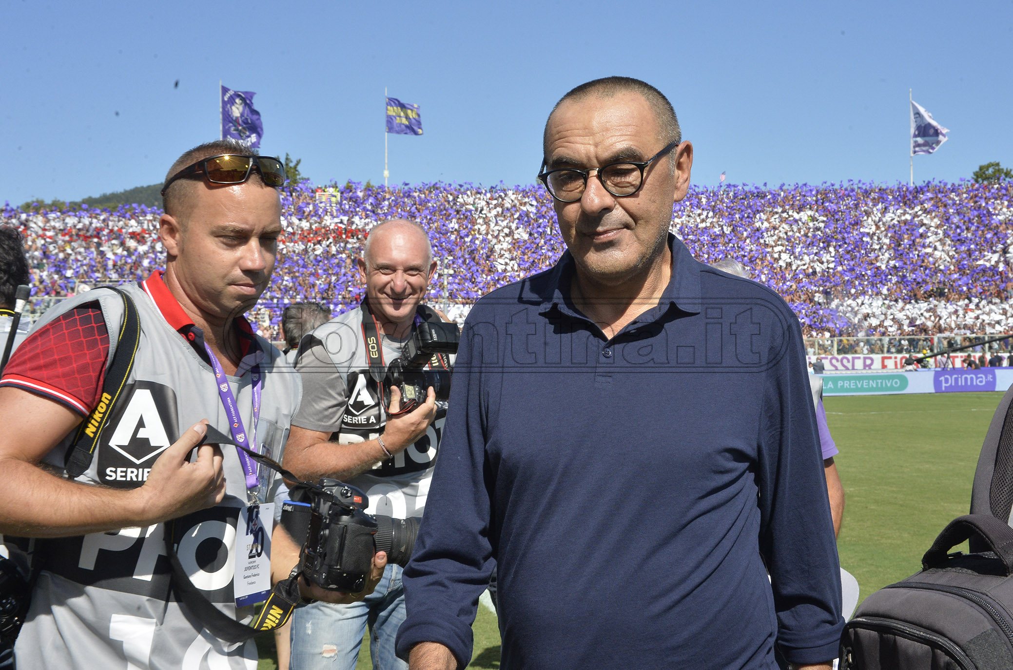 Sarri: "Dobbiamo crescere dal punto di vista qualitativo e tattico. Giocare alle 15 a Firenze è complicato"