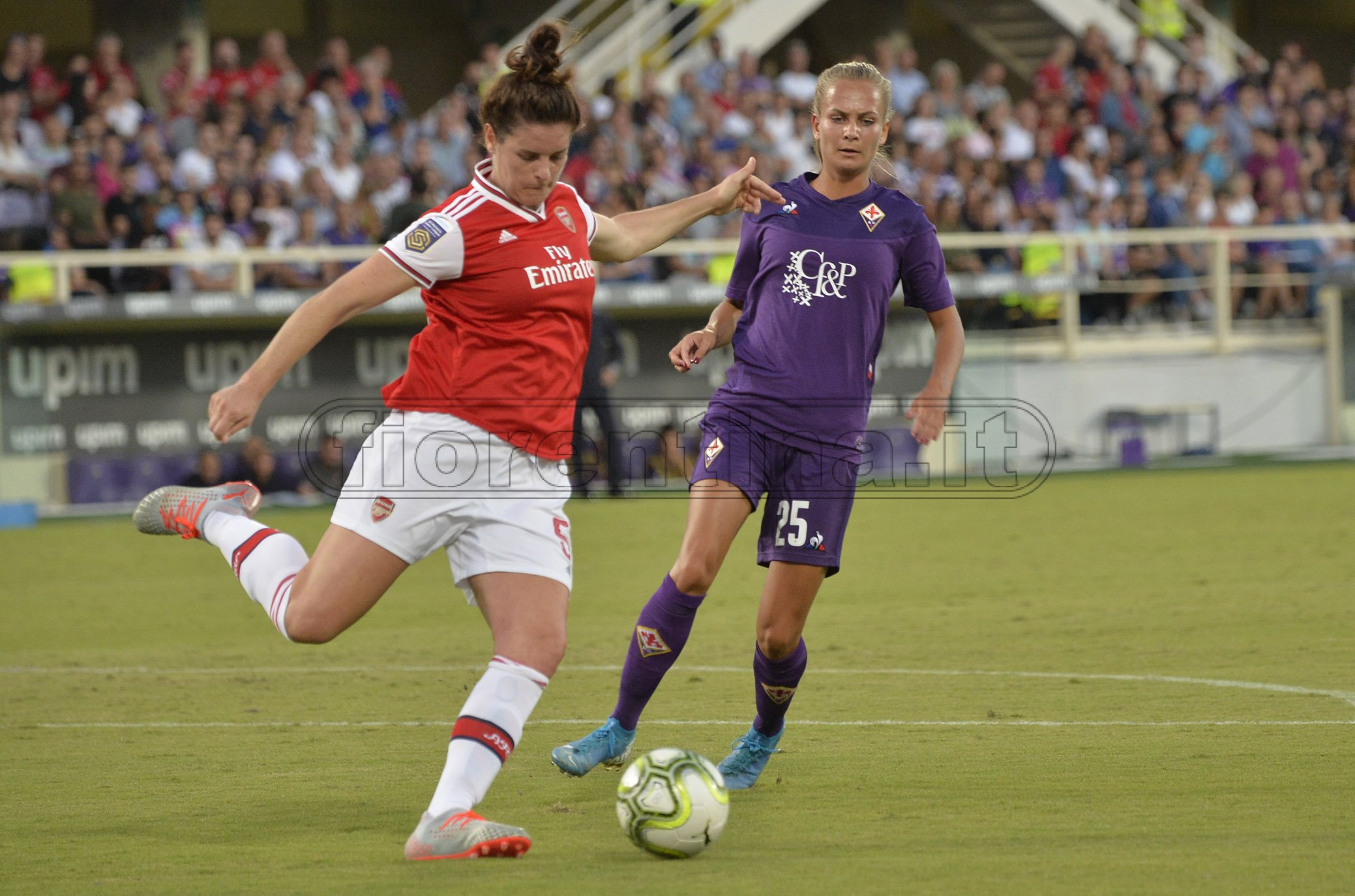 FIORENTINA WOMEN'S - ARSENAL 12-09-2019. FREDERIKKE THOGERSEN. GALASSI SILVANO/SILPRESS