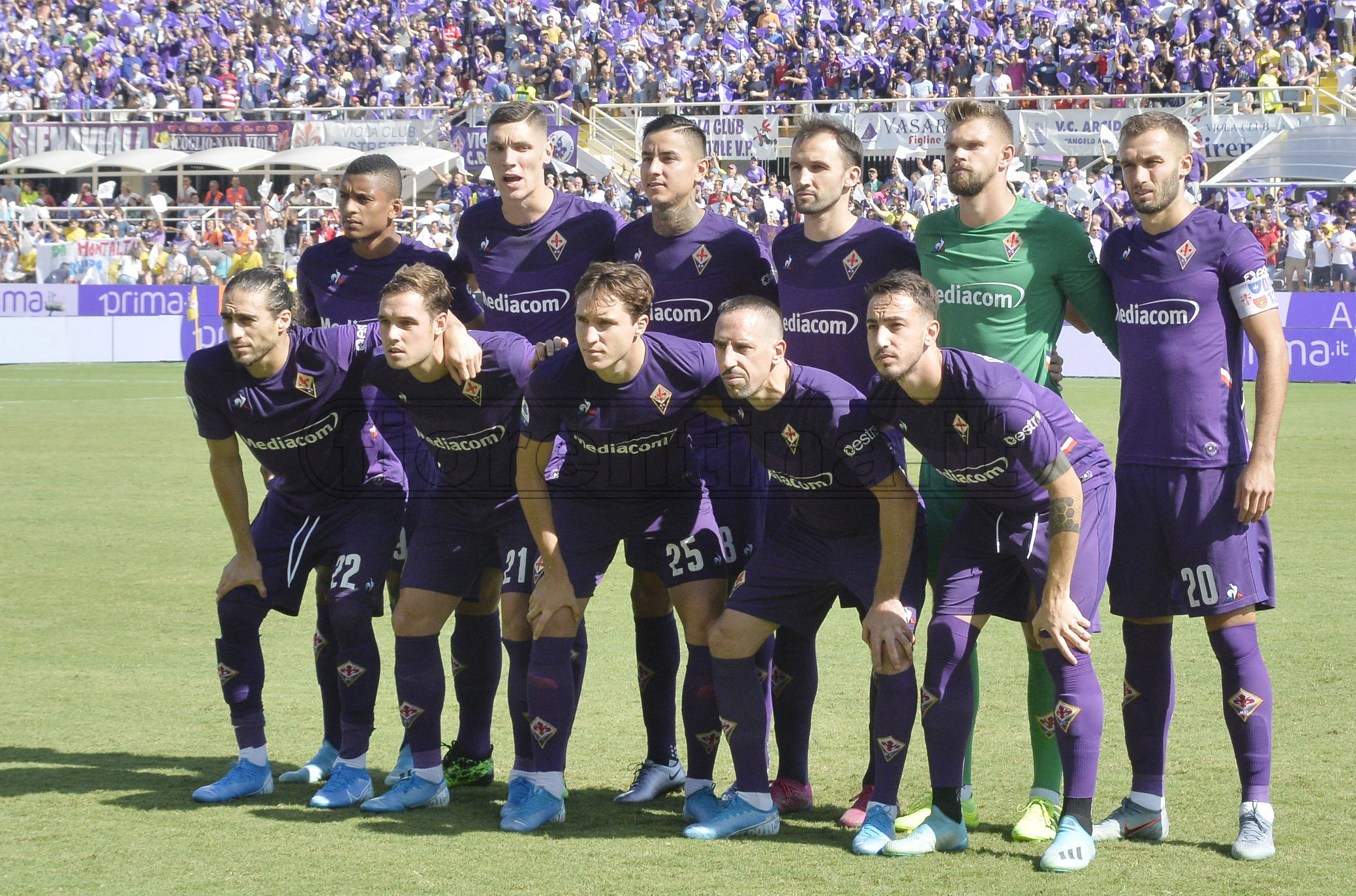 Fiorentina-Lazio, le formazioni ufficiali: Ribery e Chiesa sfidano Correa e Immobile