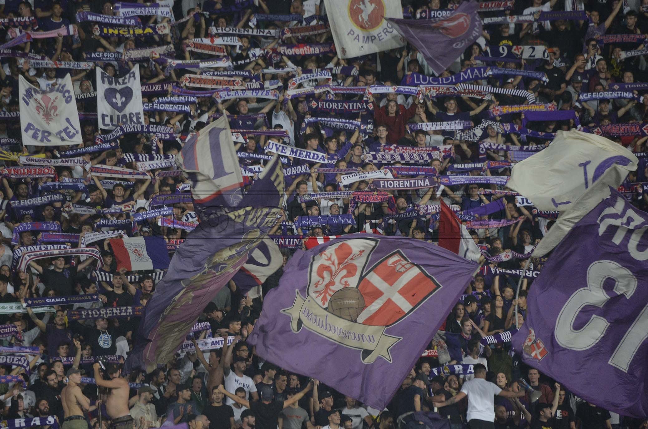 Tanto entusiasmo verso la Lazio: stasera più di 34 mila tifosi al Franchi