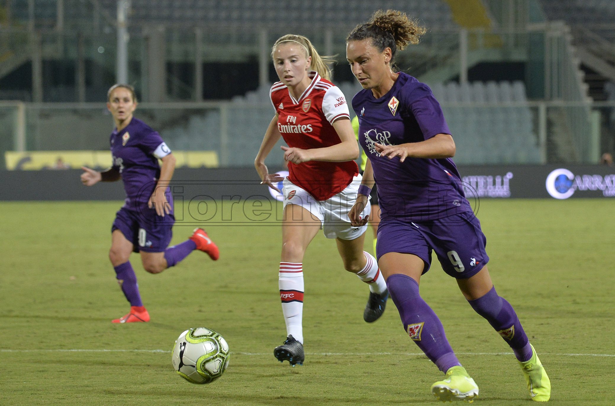 FIORENTINA WOMEN'S - ARSENAL CHAMPIONS LEAGUE 12-09-2019 ILARIA MAURO. GALASSI SILVANO/SILPRESS