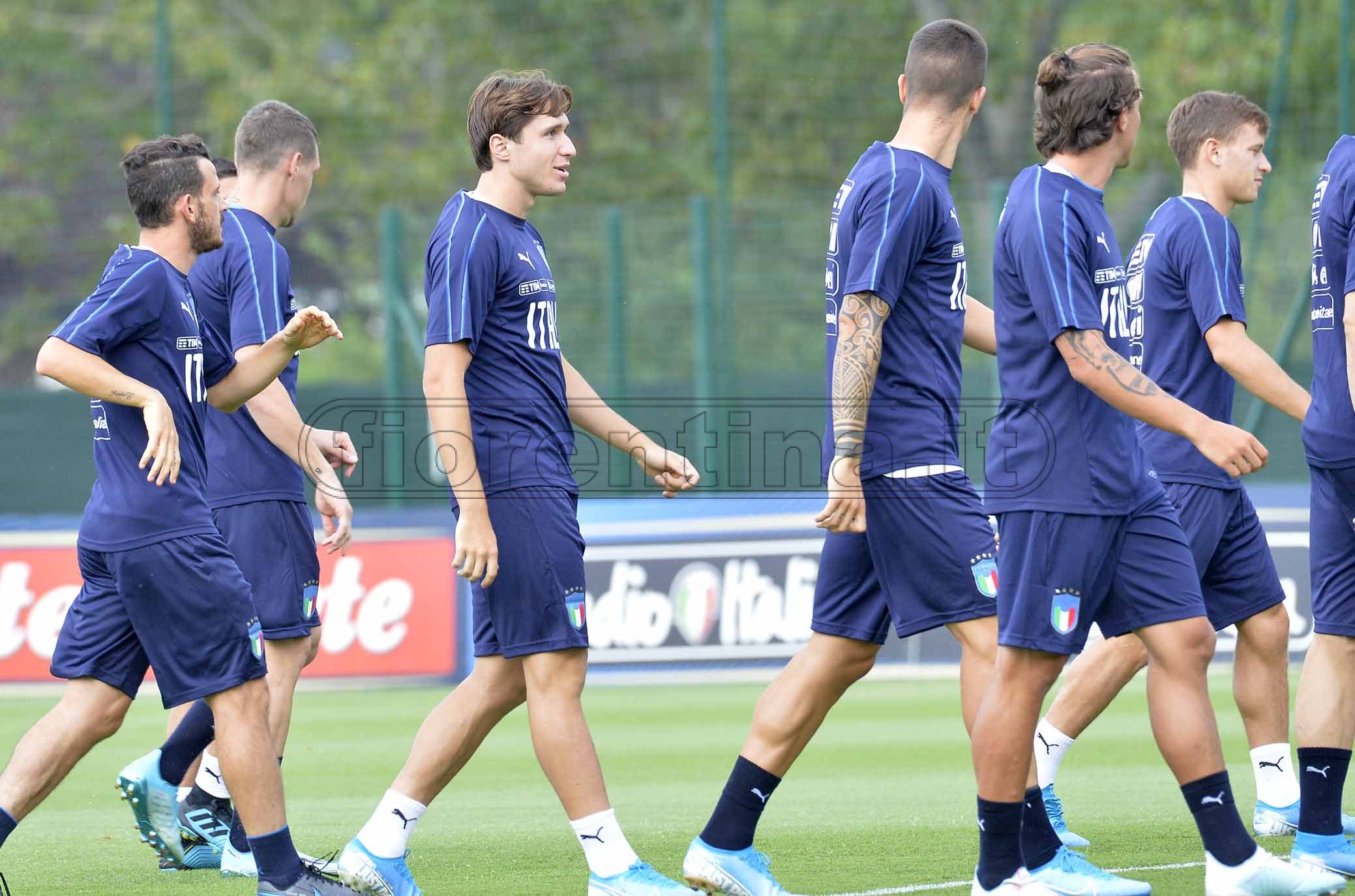 BOLOGNA RITIRO DELLA NAZIONALE. 02-09-2019 FEDERICO CHIESA. GALASSI SILVANO/SILPRESS