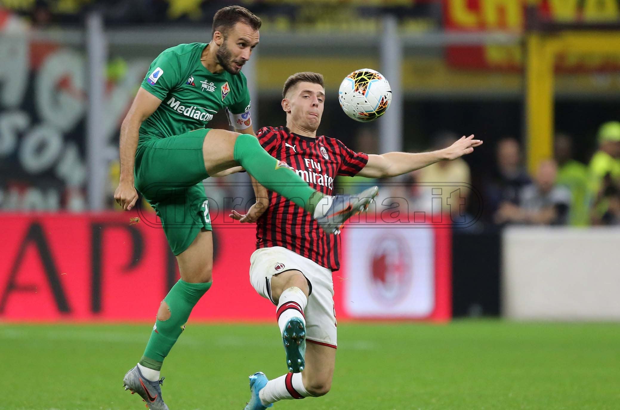 La Fiorentina apre la crisi del Milan: senatori fischiati, Giampaolo vacilla